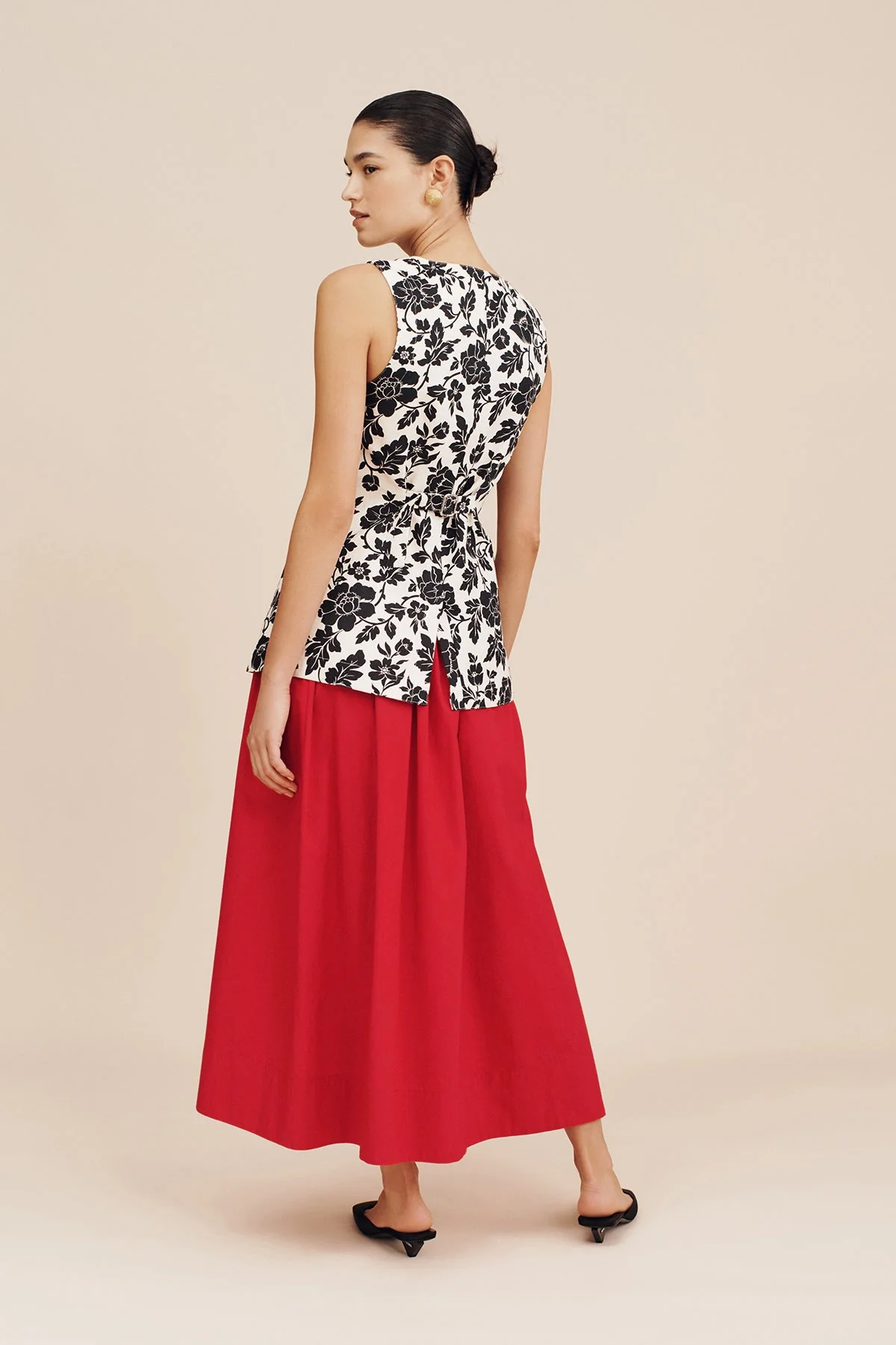 Posse - ROMEO VEST - NOIR BLOOM - Image 3