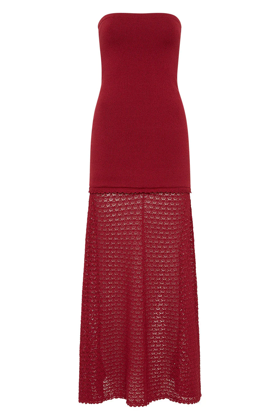 Posse - ROMY STRAPLESS DRESS - CHILLI - Image 6