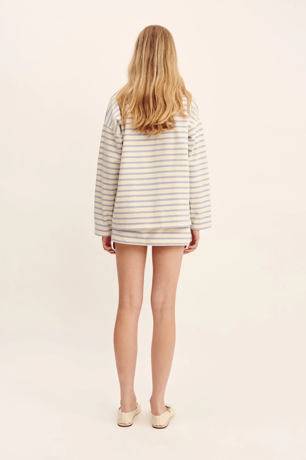 Posse - SEDGEWICK SKIRT - SKY STRIPE - Image 12