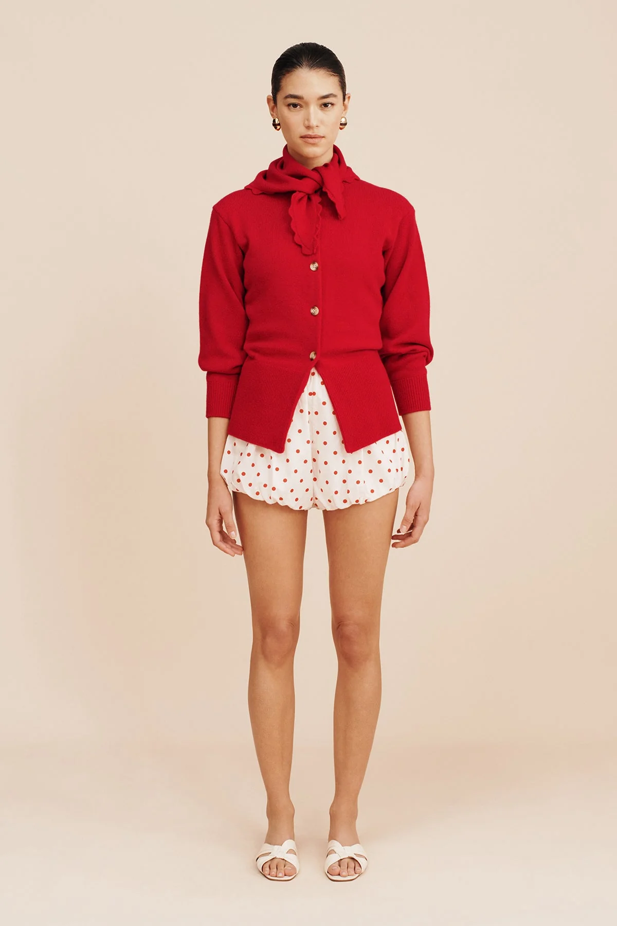 Posse - TERESA CARDIGAN - STRAWBERRY