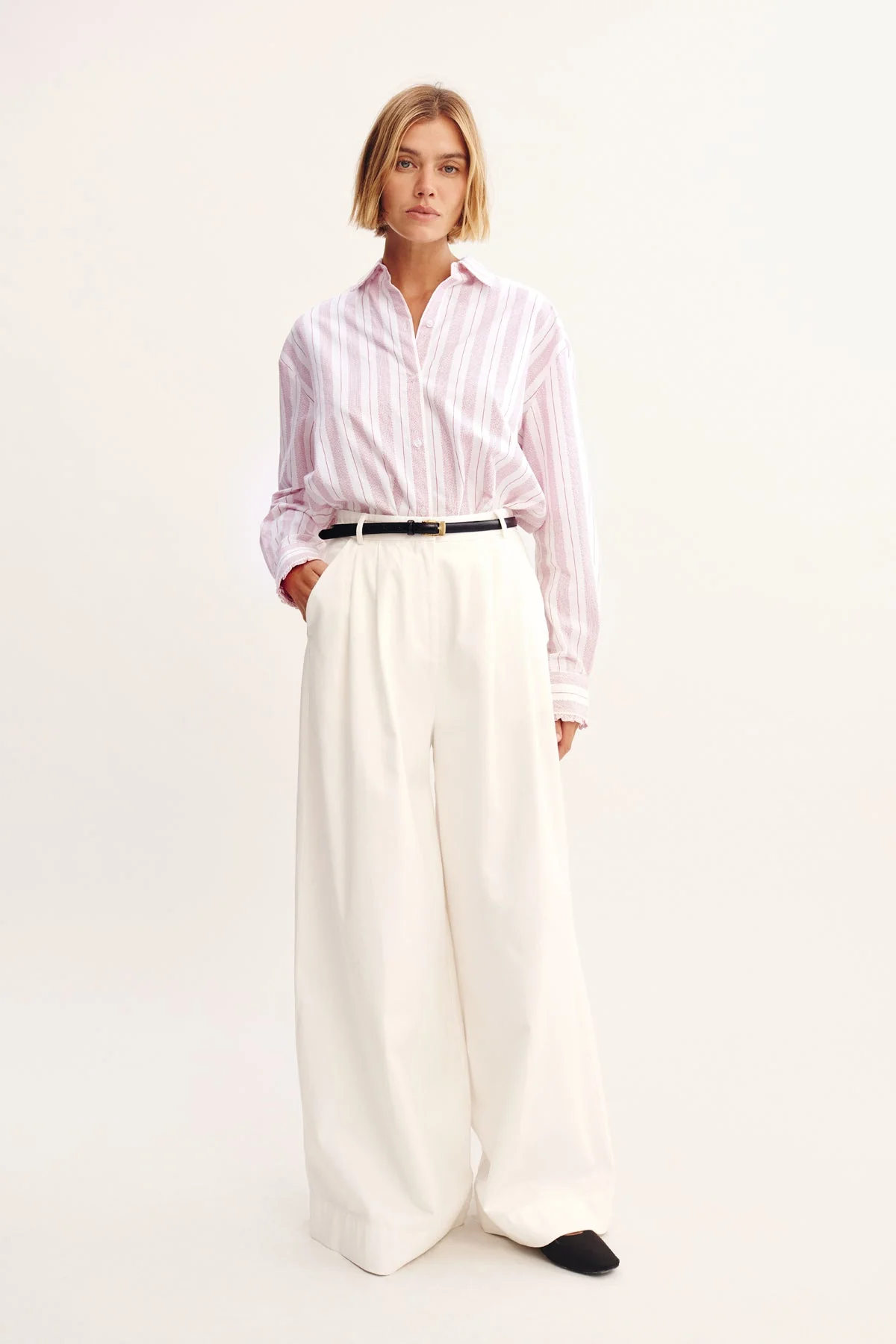 Posse - WESLEY TROUSER - VINTAGE WHITE - Image 5