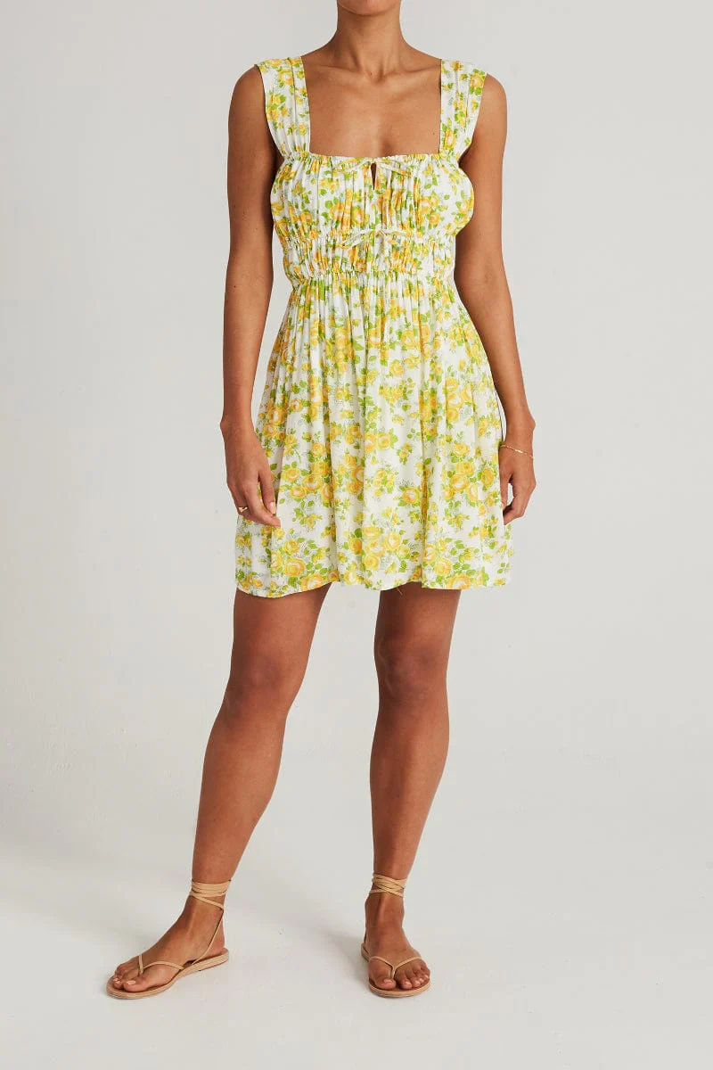 Faithfull - Praia Mini Dress Morello Floral Print - Final Sale - Image 2
