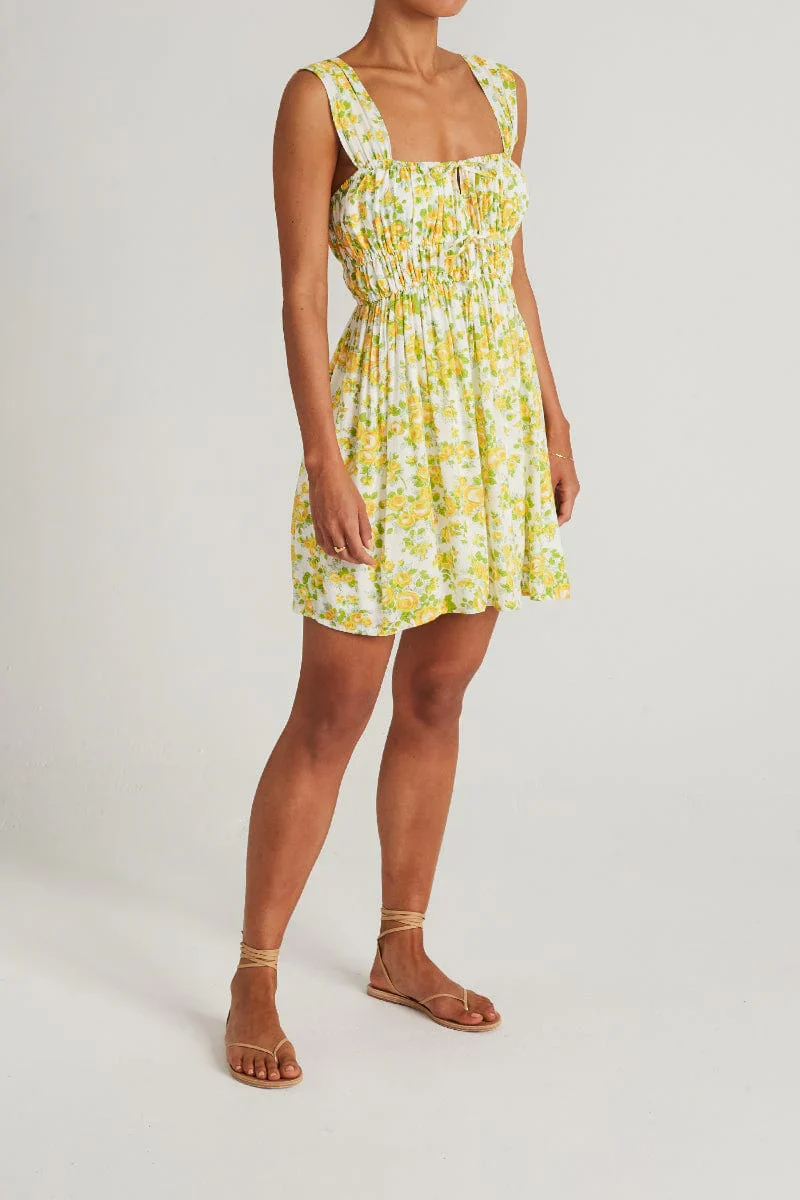 Faithfull - Praia Mini Dress Morello Floral Print - Final Sale - Image 3