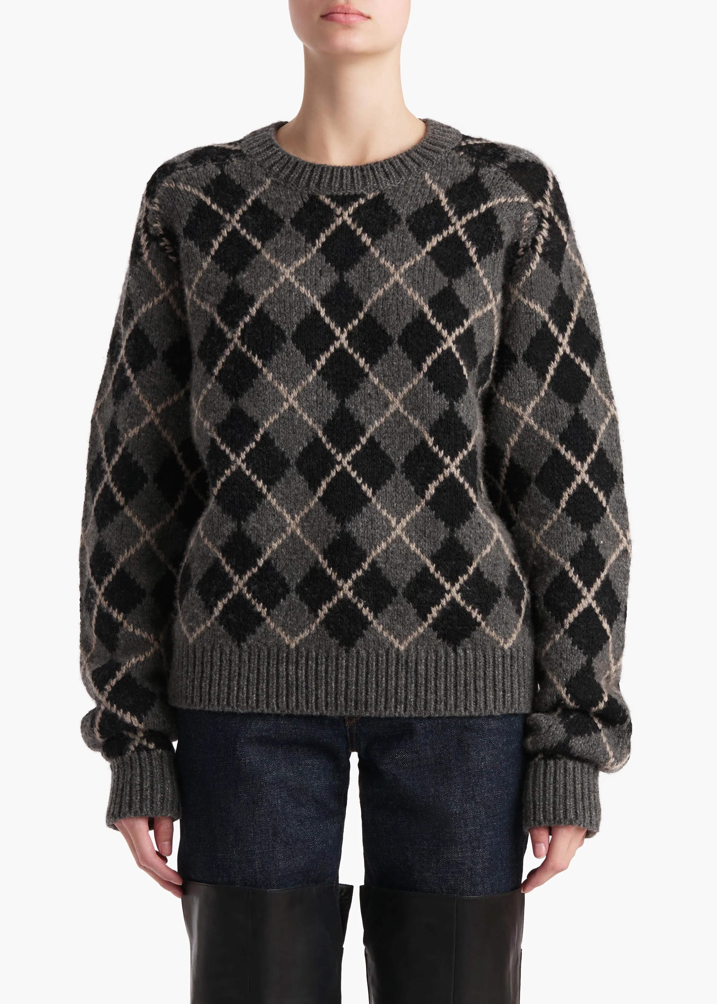 Khaite - Pratt Sweater in Stone Multi - Image 3