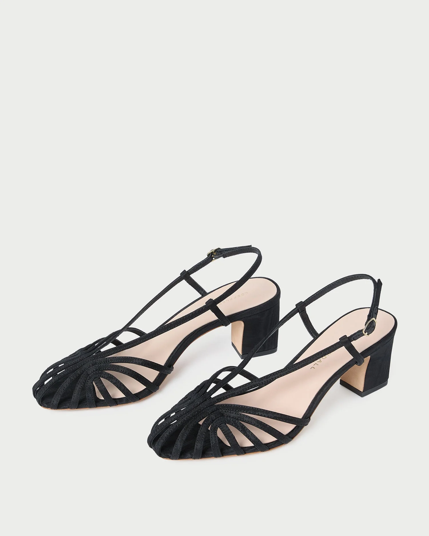 Loeffler Randall - Priscilla Black Moiré Heeled Sandal - Image 5