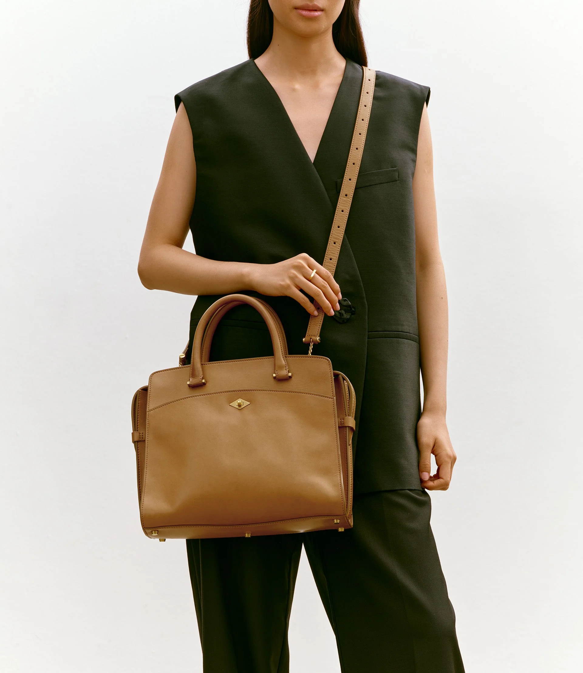 Metier - Private Eye Slim Nappa Caramel - Image 5