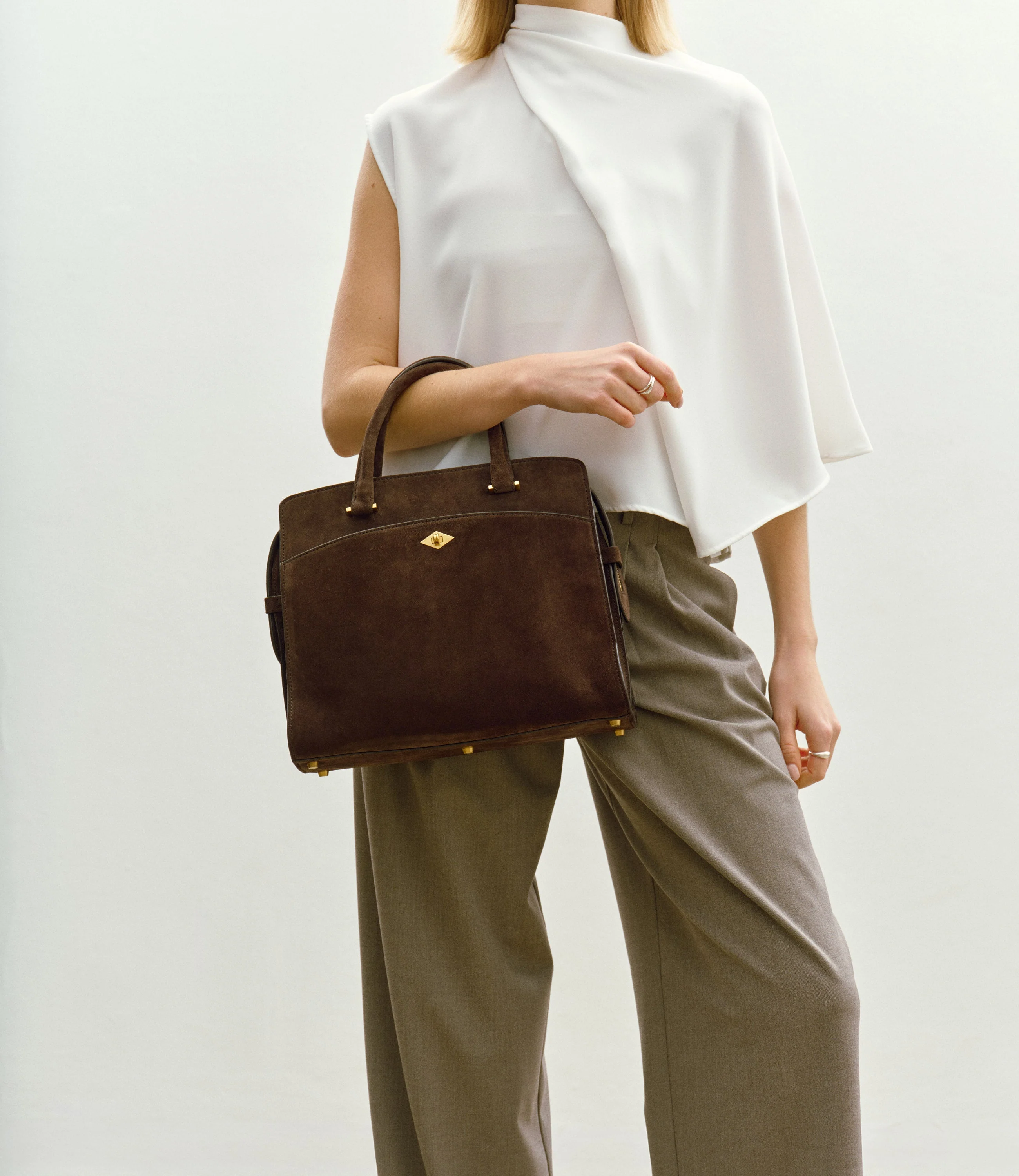 Metier - Private Eye Slim Suede Chocolate - Image 2