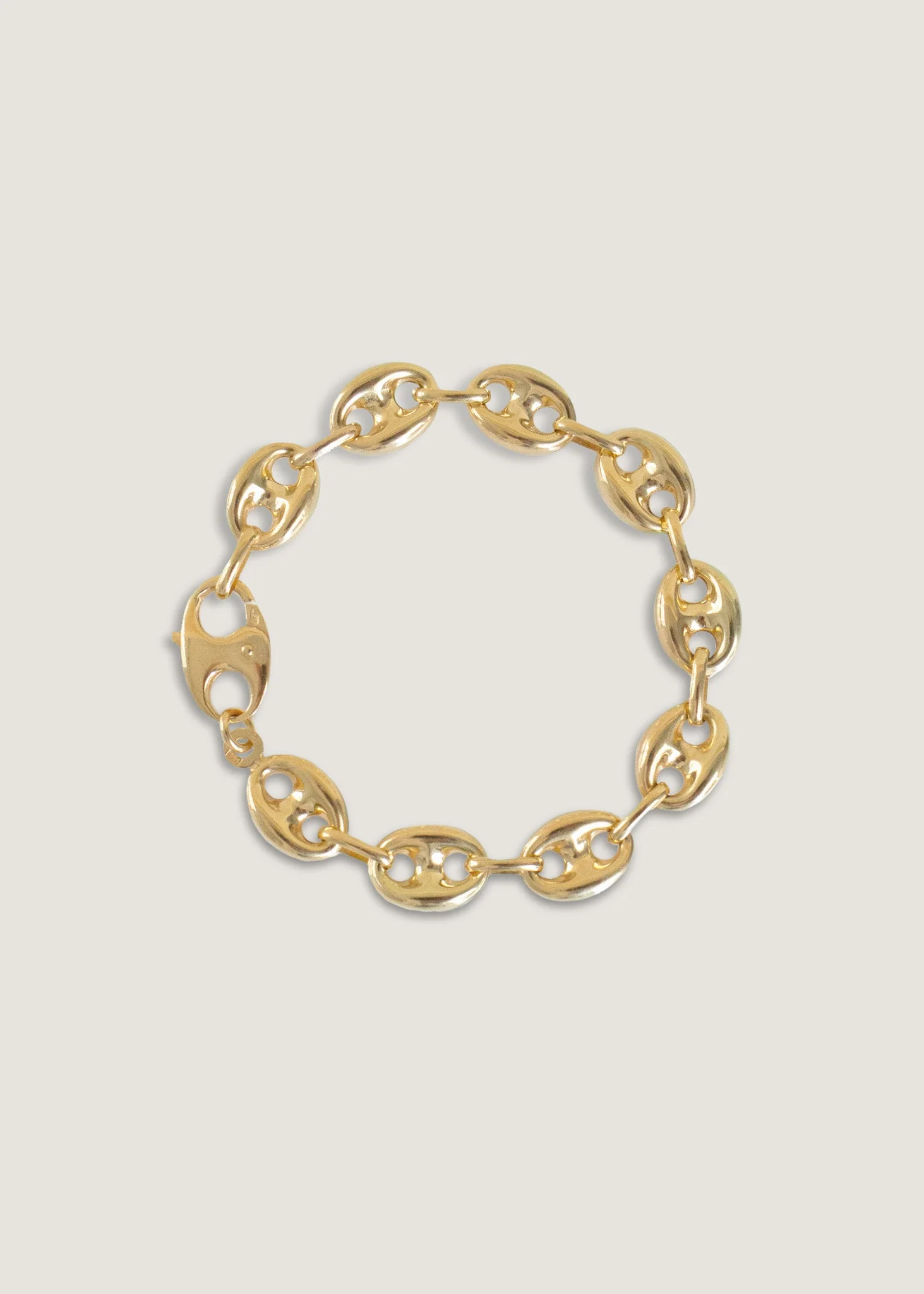 Kinn - Puffed Mariner Chain Bracelet Gold