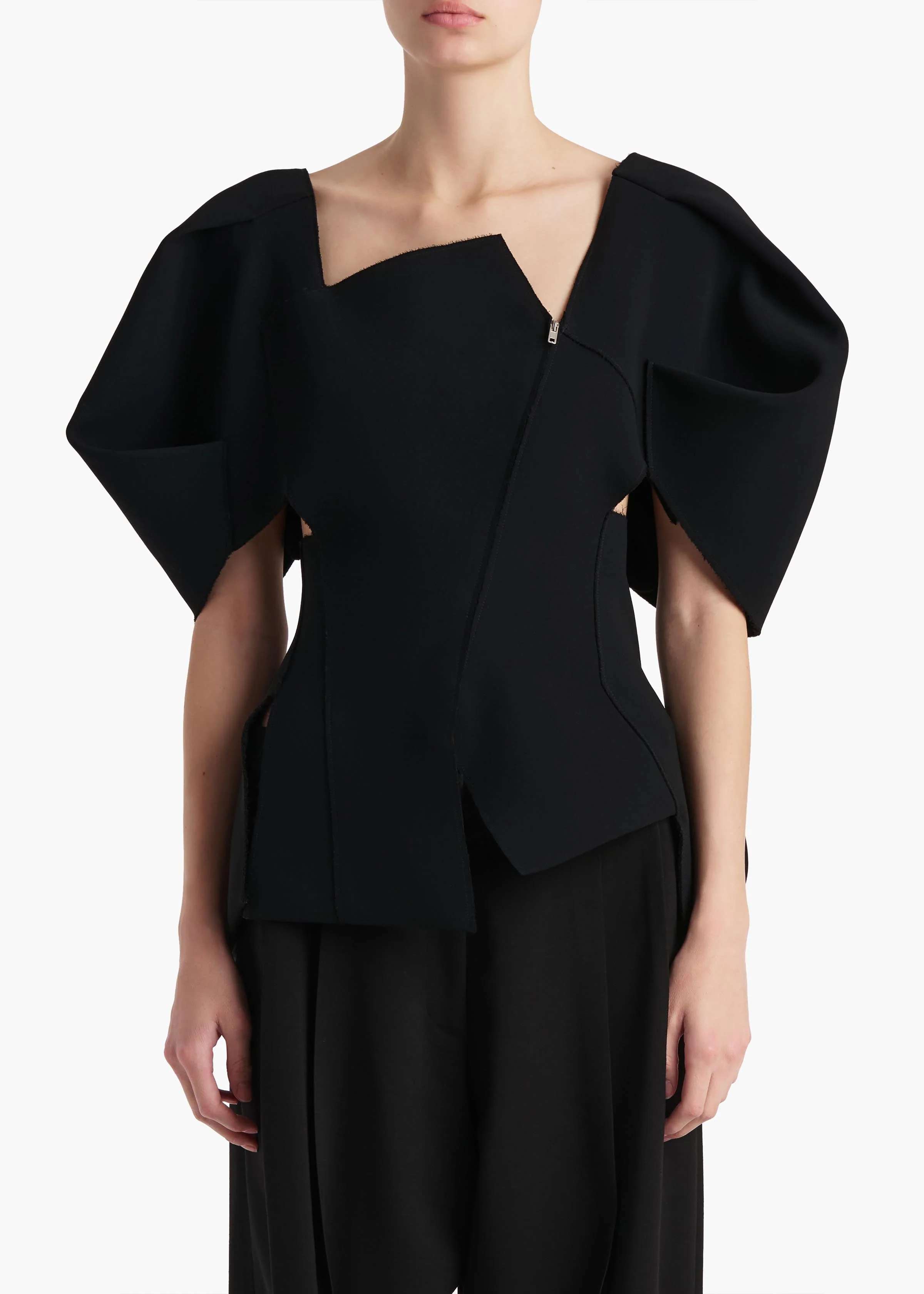 Khaite - Quan Top in Black - Image 10