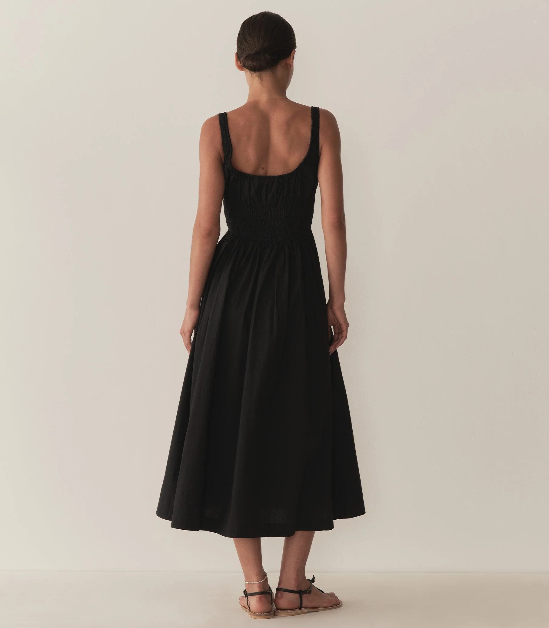 DÔEN - QUILLA DRESS -- BLACK - Image 4