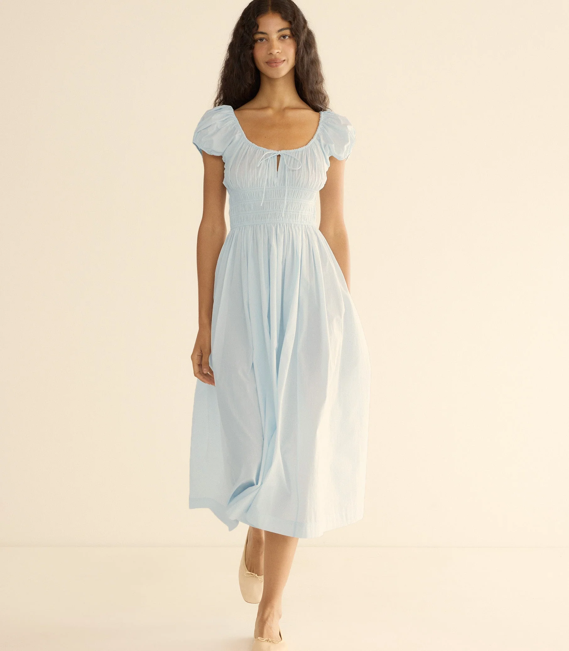 DÔEN - QUINN DRESS -- ALICE BLUE - Image 3