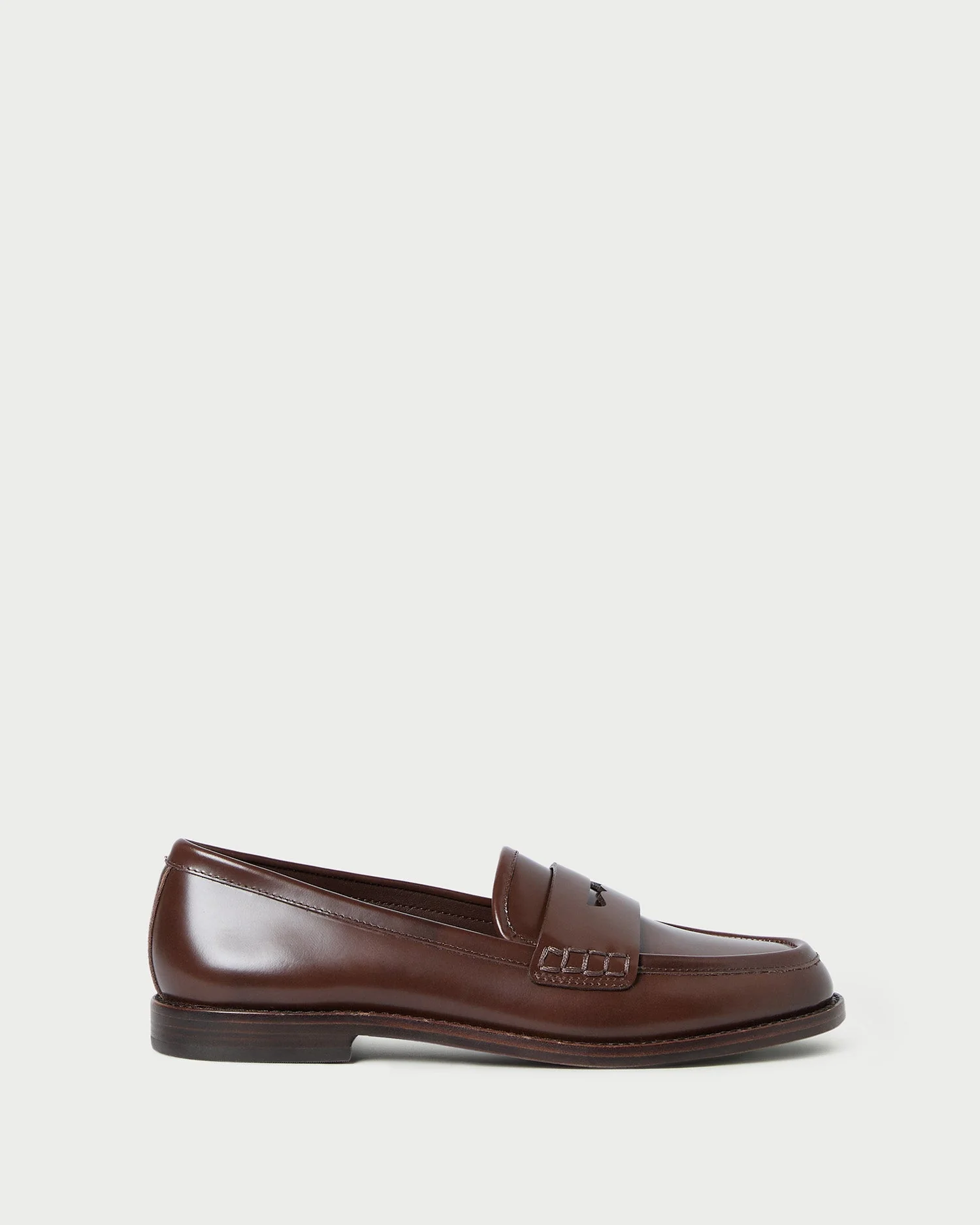Loeffler Randall - Rachel Espresso Leather Loafer - Image 3