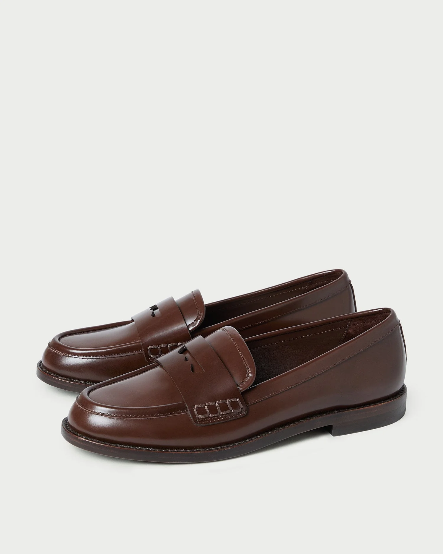 Loeffler Randall - Rachel Espresso Leather Loafer - Image 5