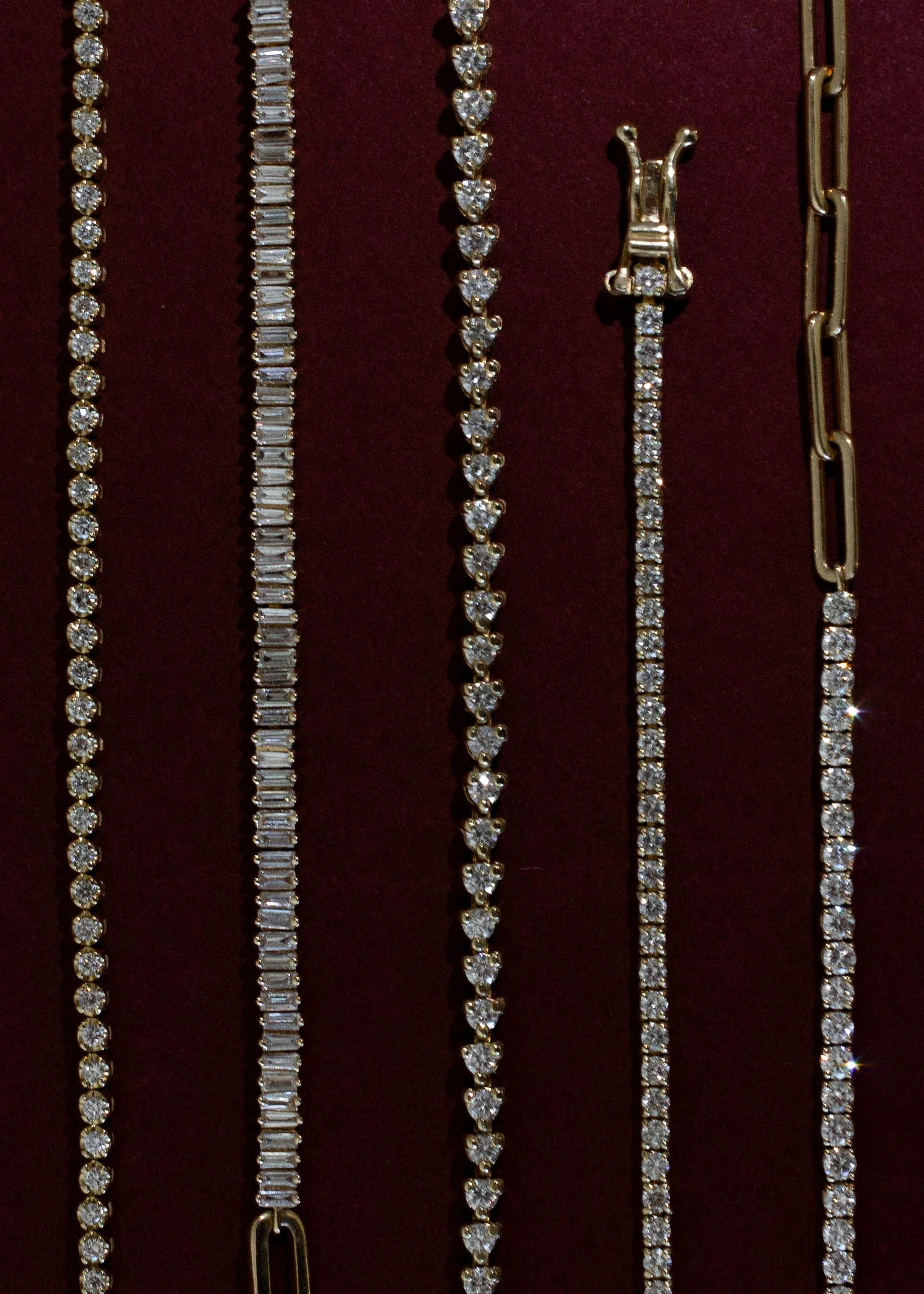 Kinn - Rachel Three Prong Tennis Bracelet Diamond - Image 10