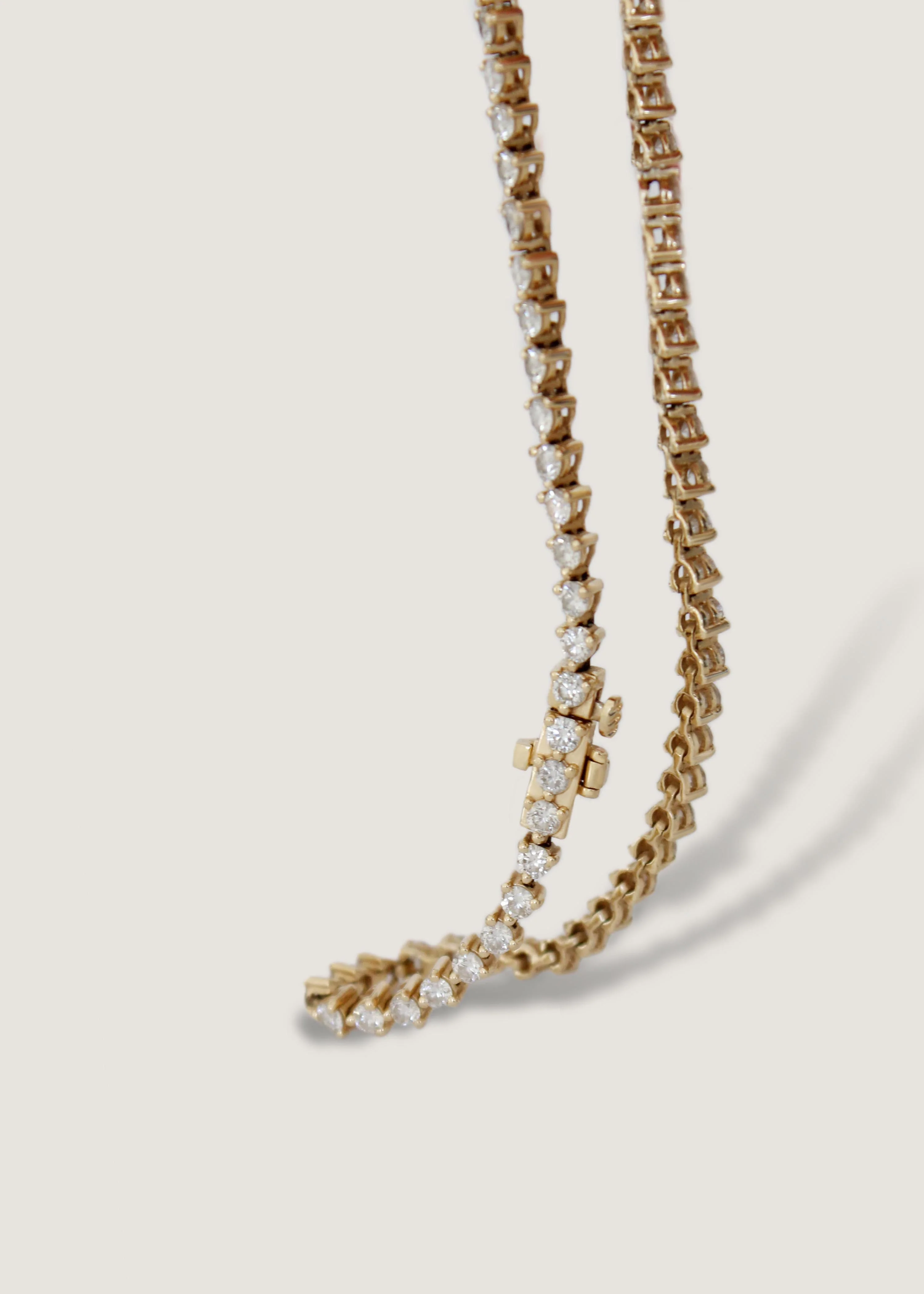 Kinn - Rachel Three Prong Tennis Bracelet Diamond - Image 6