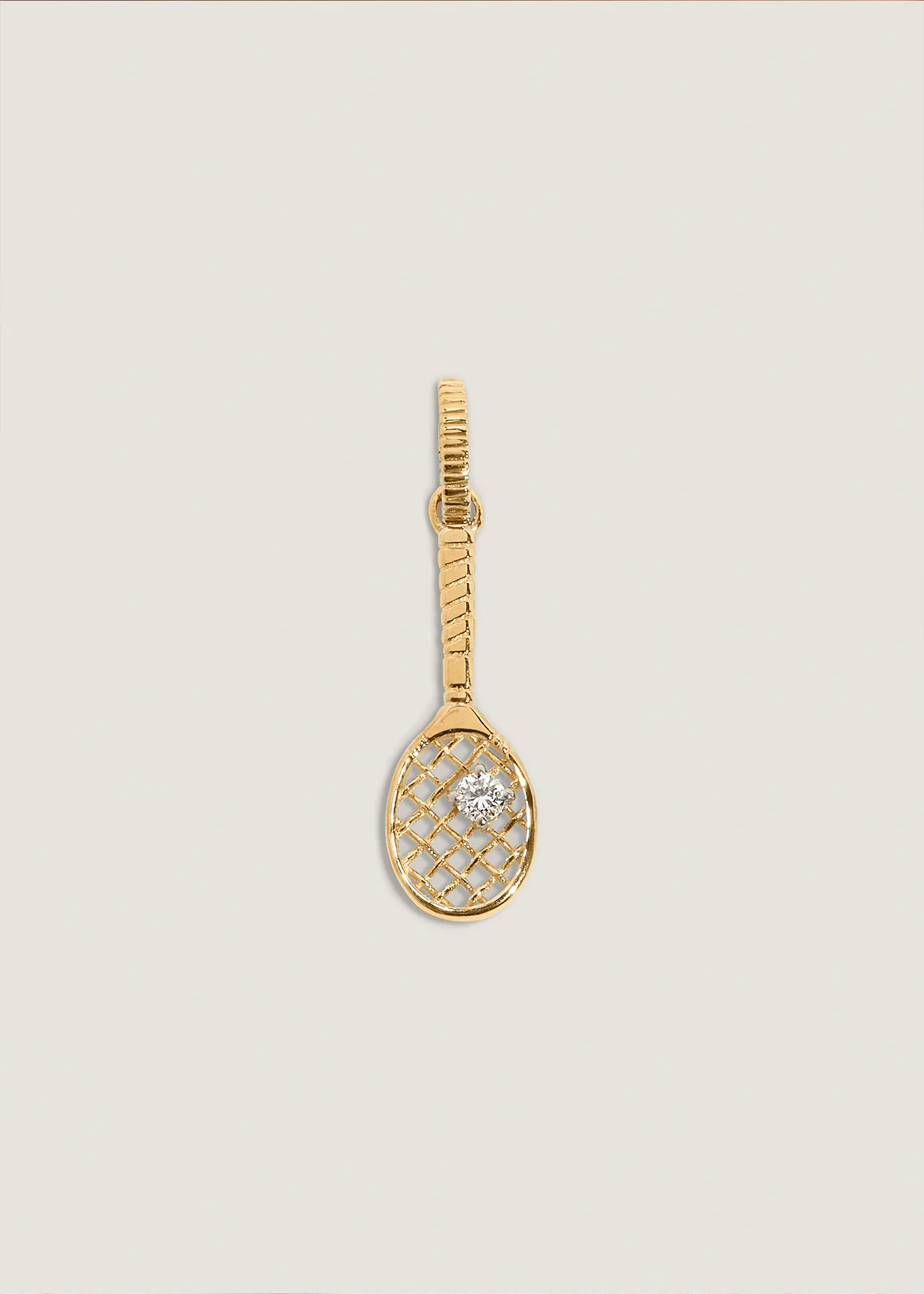 Kinn - Courtside Racquet Pendant Diamond