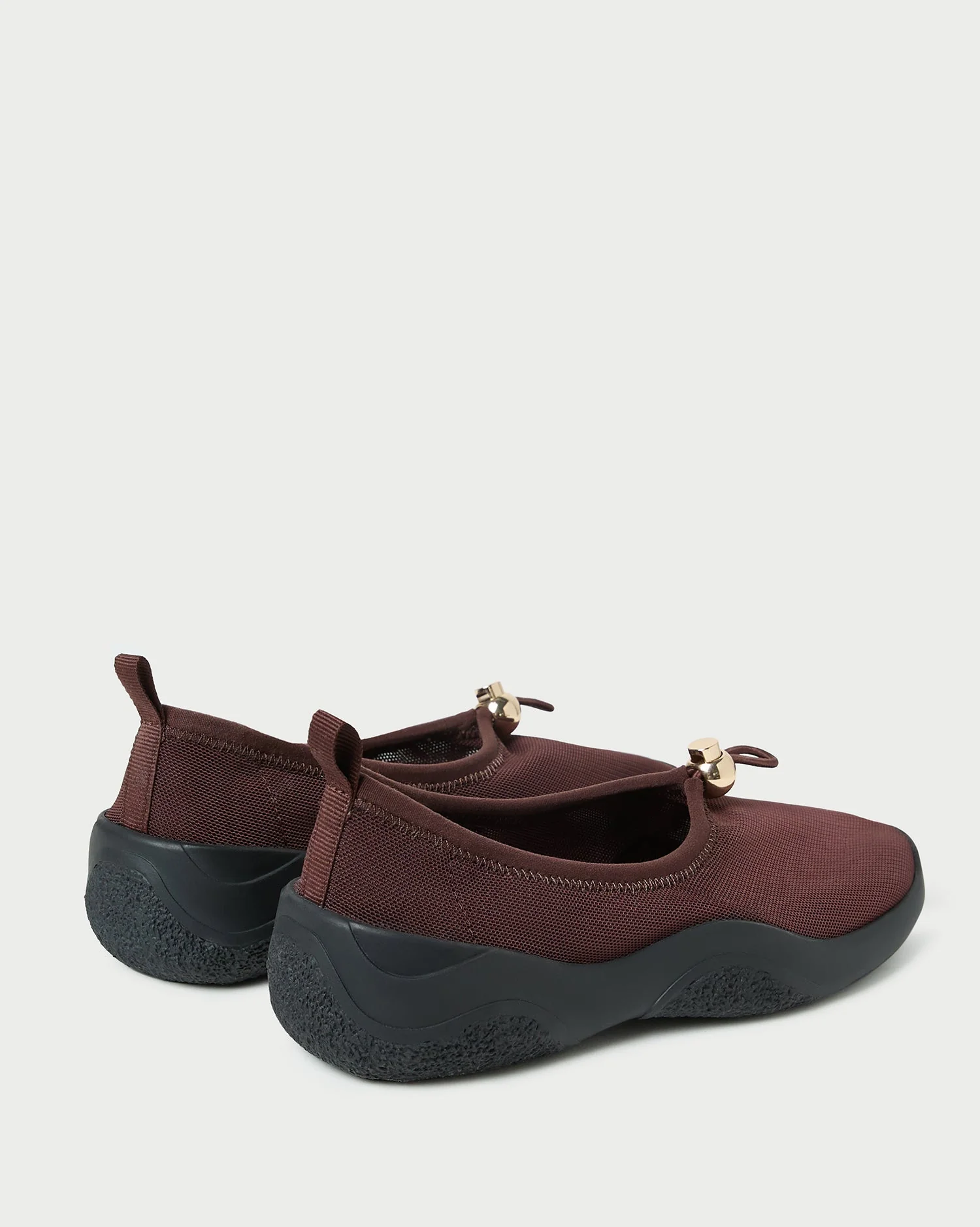 Loeffler Randall - Raina Dark Brown Mesh Flat - Image 5