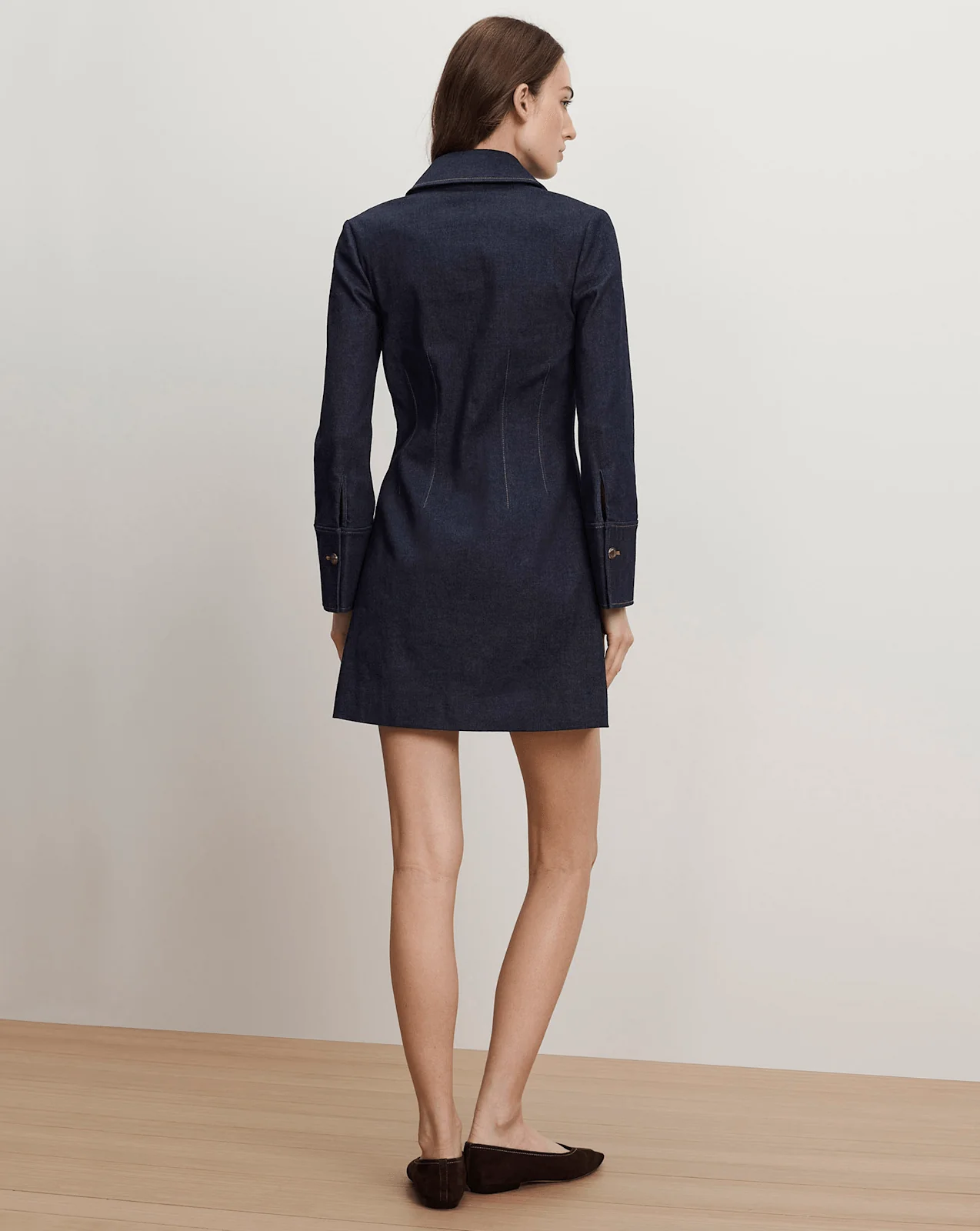 Veronica Beard - Raymond Denim Mini Dress - Image 5