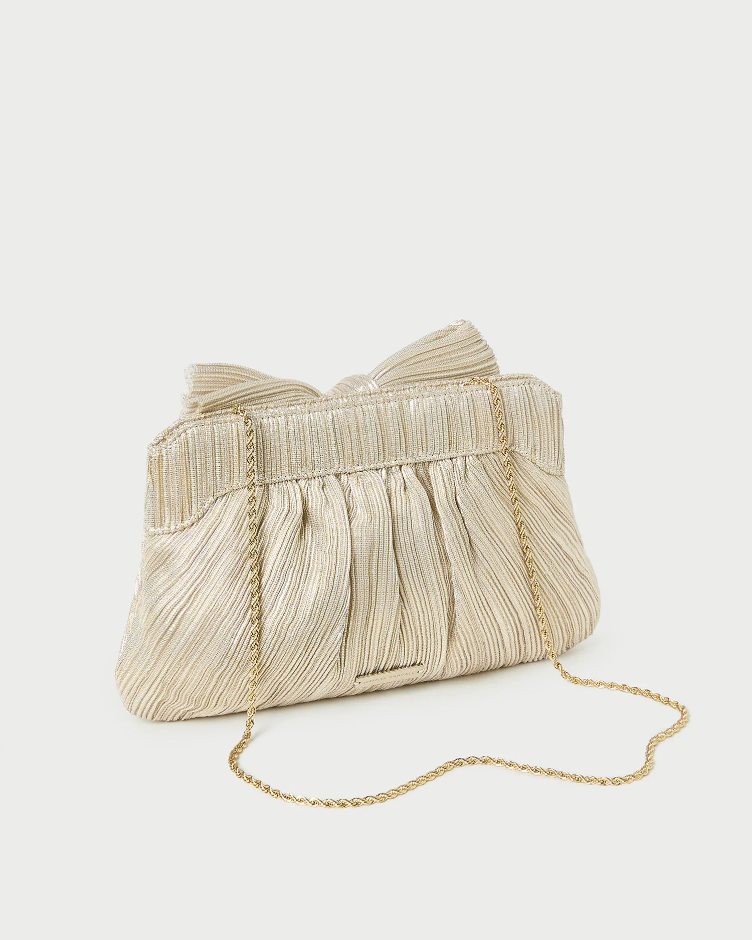 Loeffler Randall - Rayne Platinum Bow Clutch - Image 4