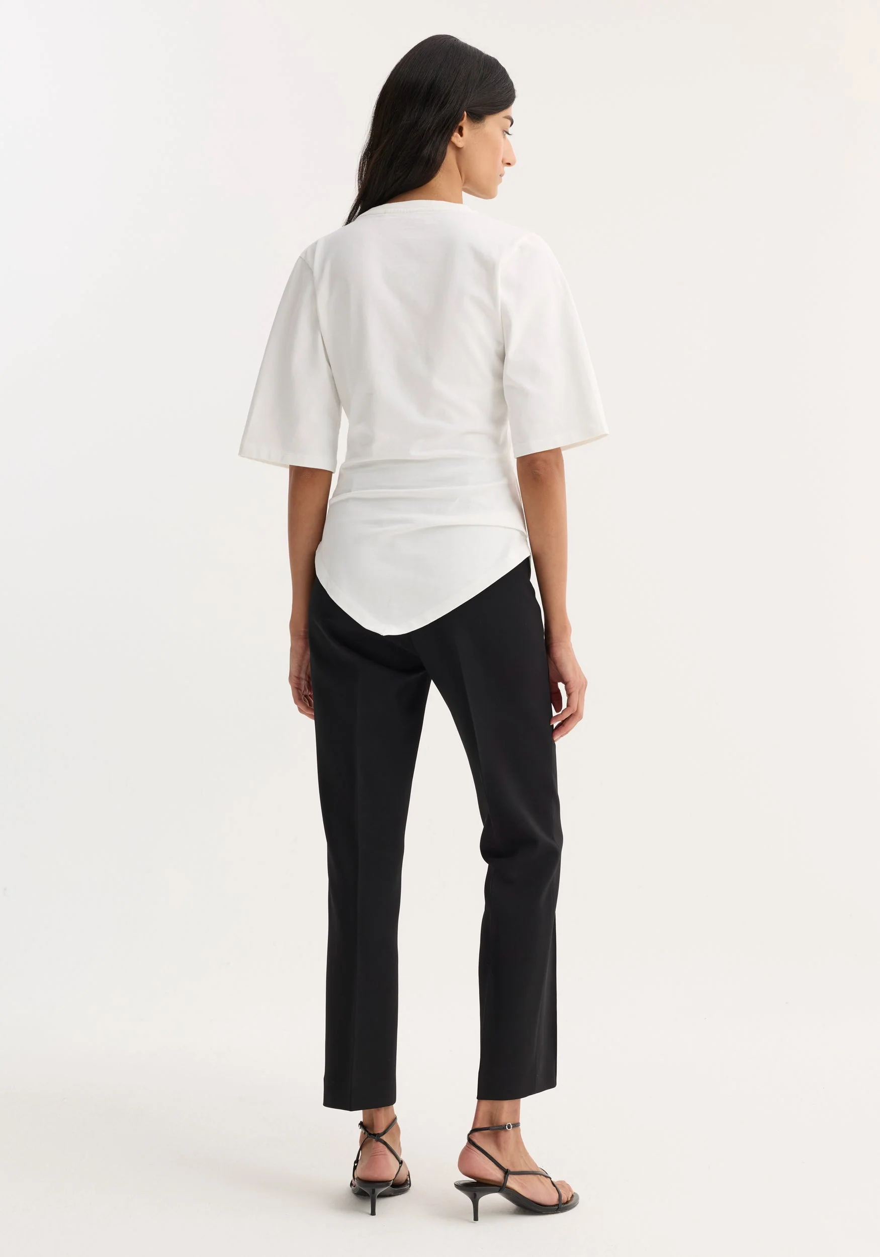 ROHE - Reinvented twisted t - shirt | optic white - Image 3