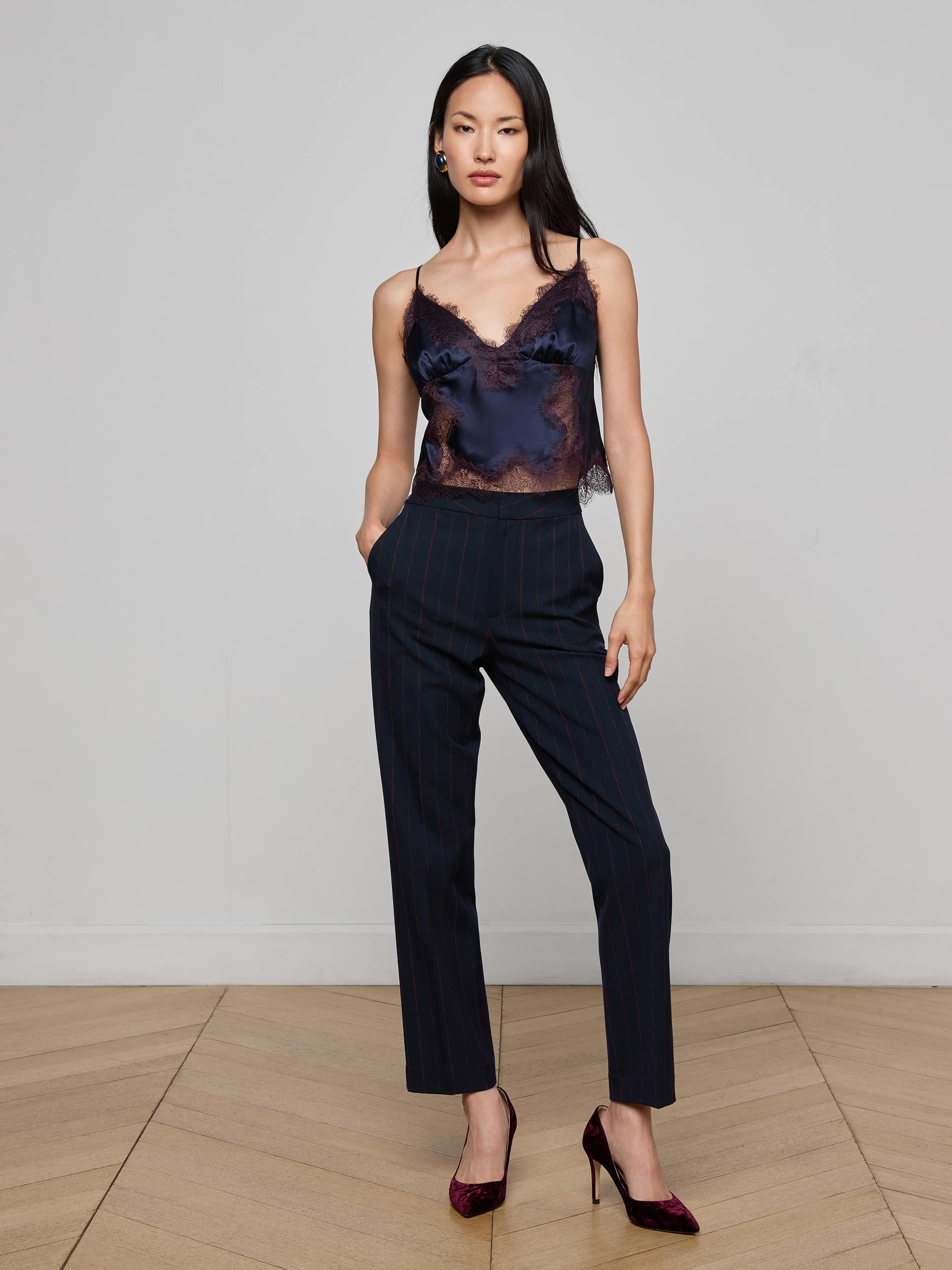 L'AGENCE - Rebel Pinstriped Trouser