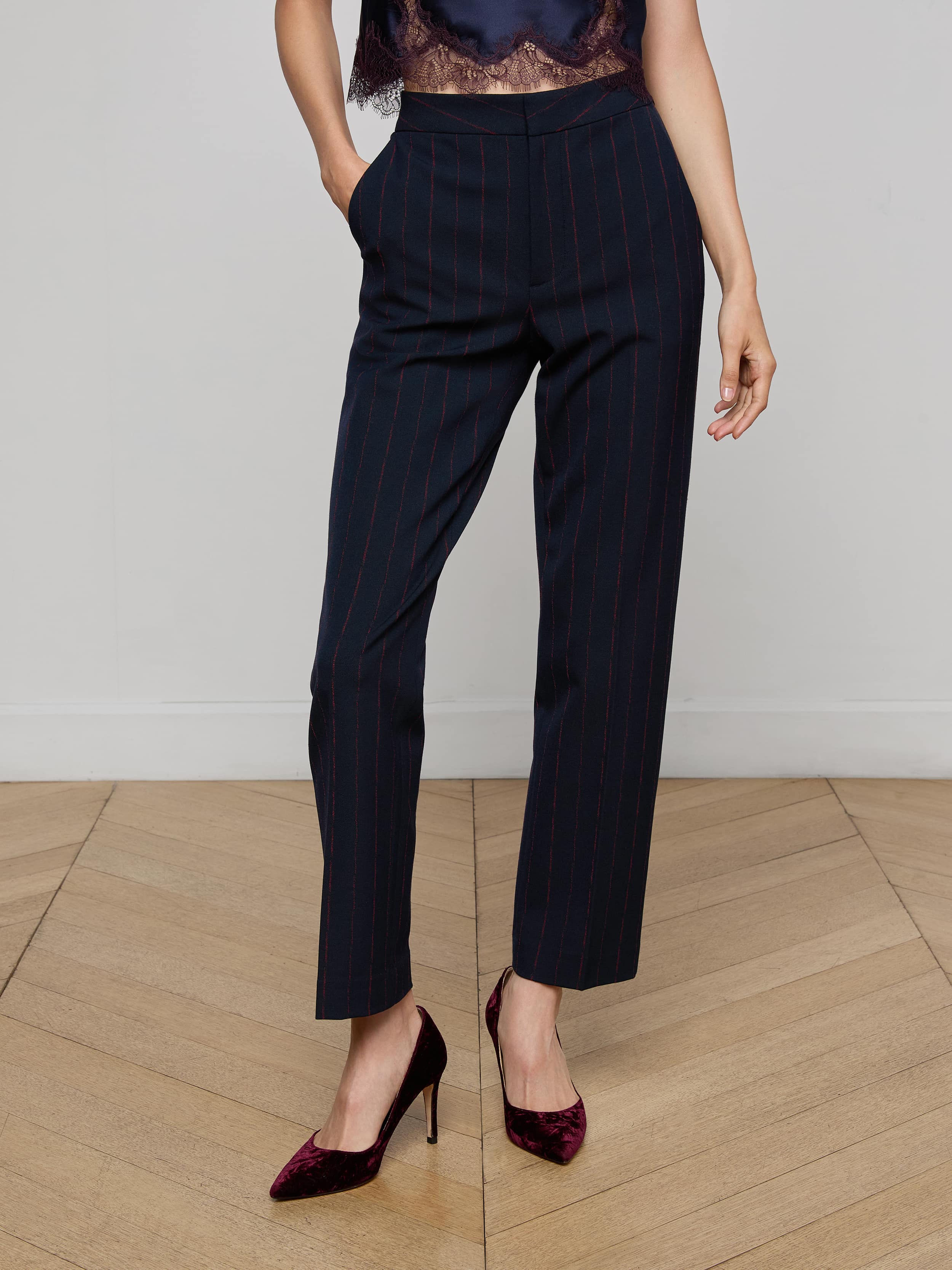 L'AGENCE - Rebel Pinstriped Trouser - Image 10