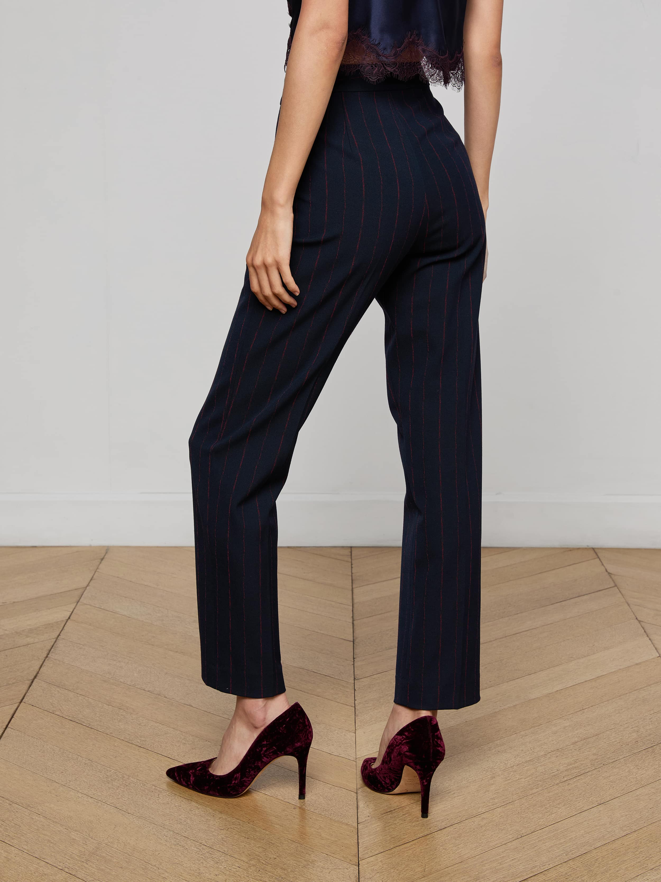 L'AGENCE - Rebel Pinstriped Trouser - Image 12