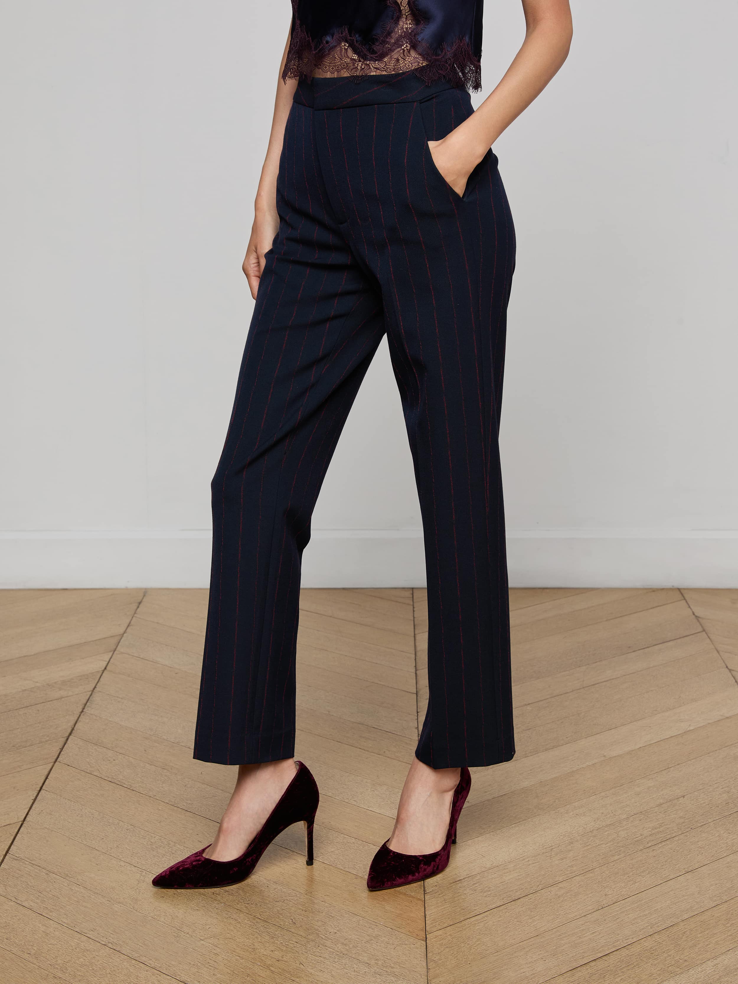 L'AGENCE - Rebel Pinstriped Trouser - Image 4
