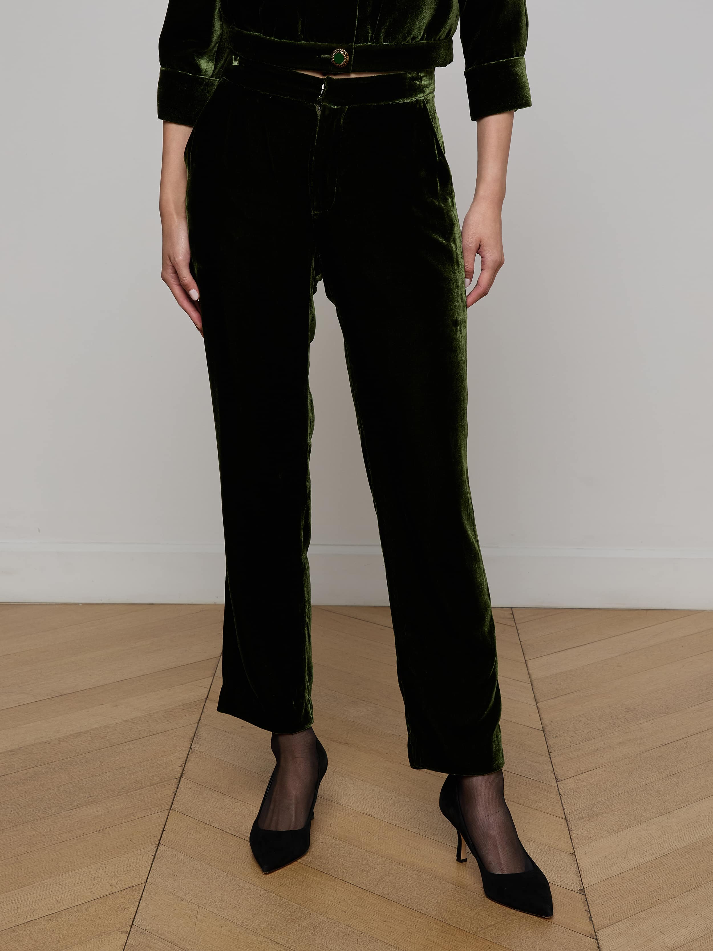 L'AGENCE - Rebel Velvet Trouser - Image 9