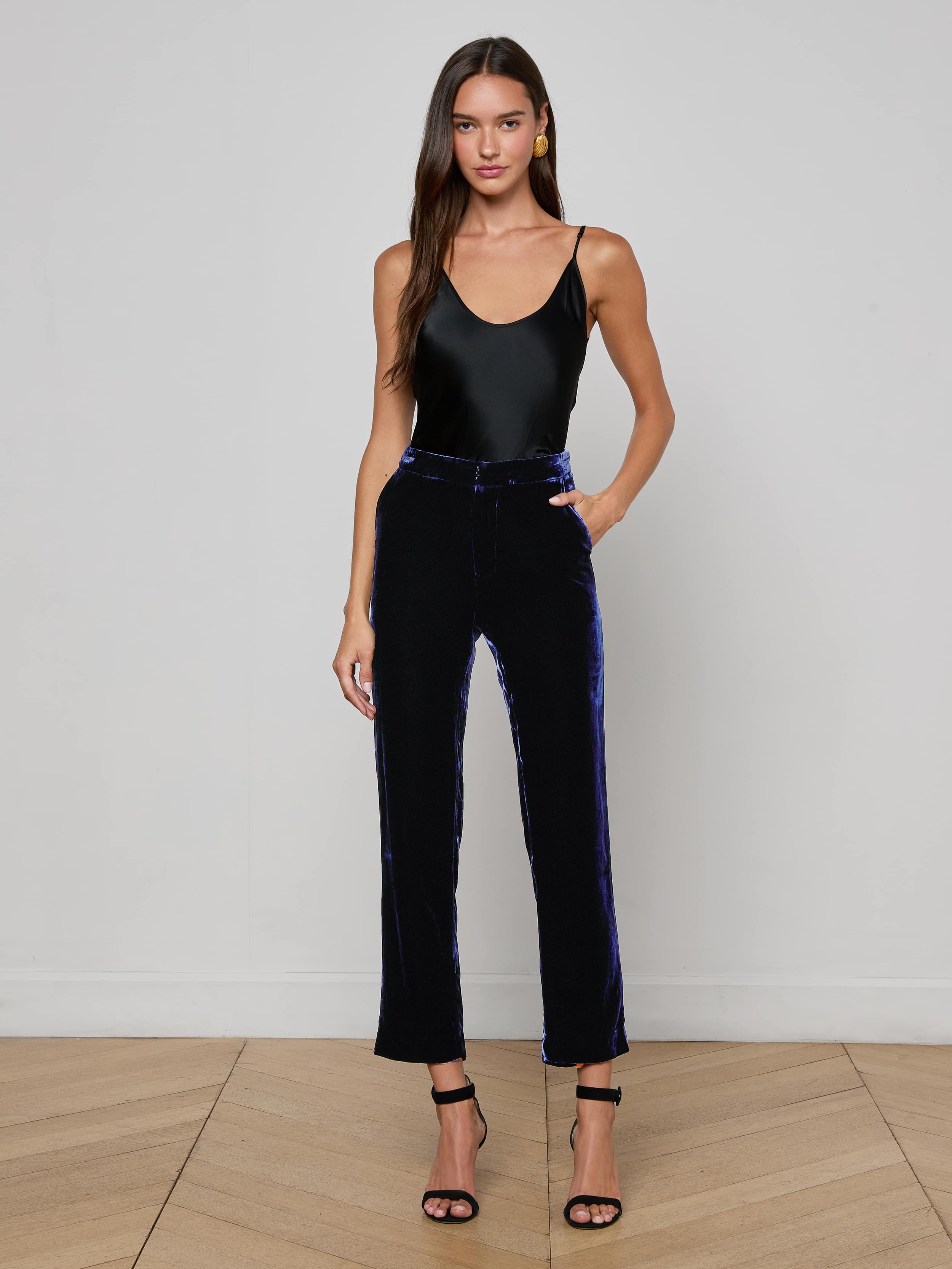 L'AGENCE - Rebel Velvet Trouser - Image 7
