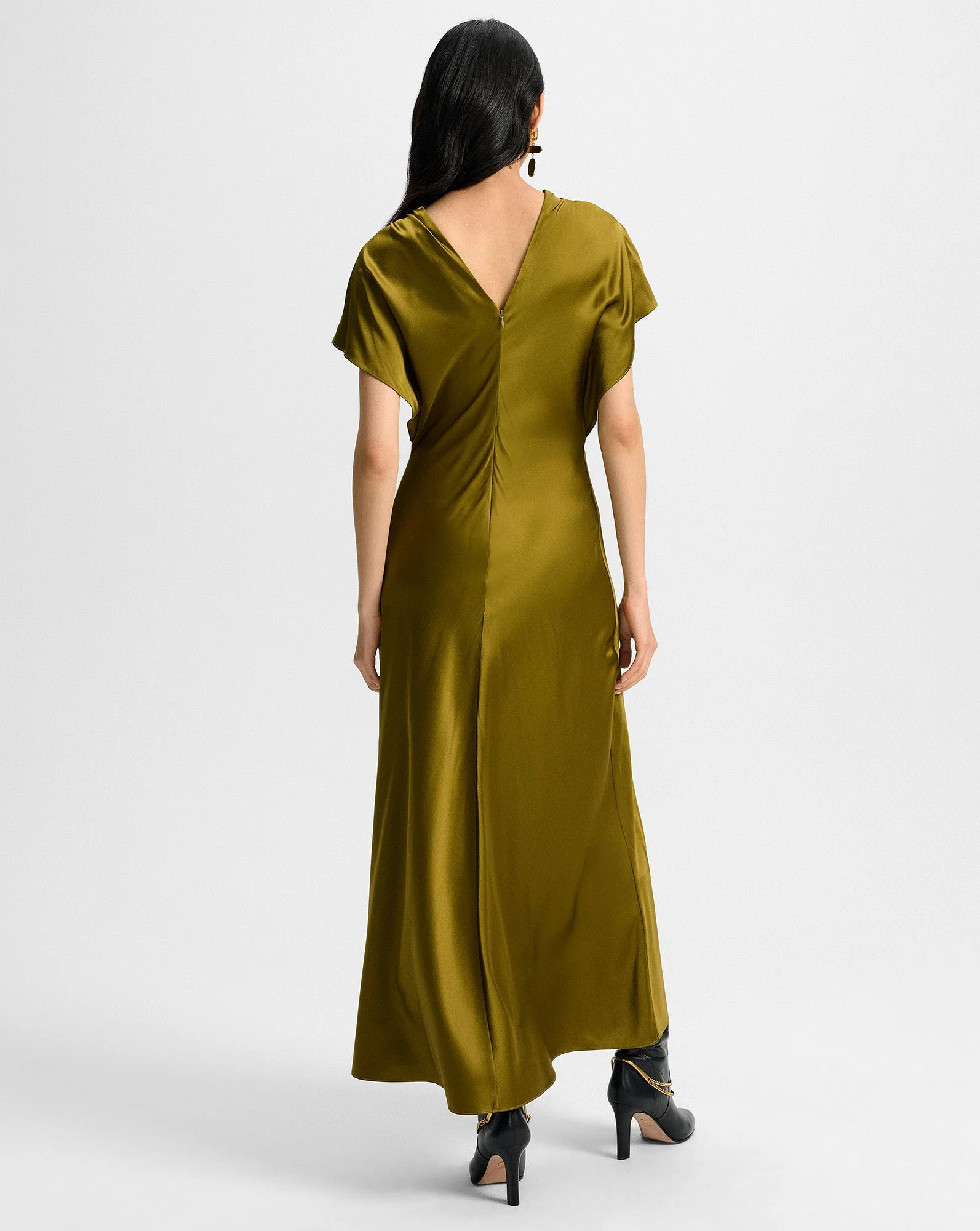 Veronica Beard - Redgrave Silk Midi Dress - Image 4
