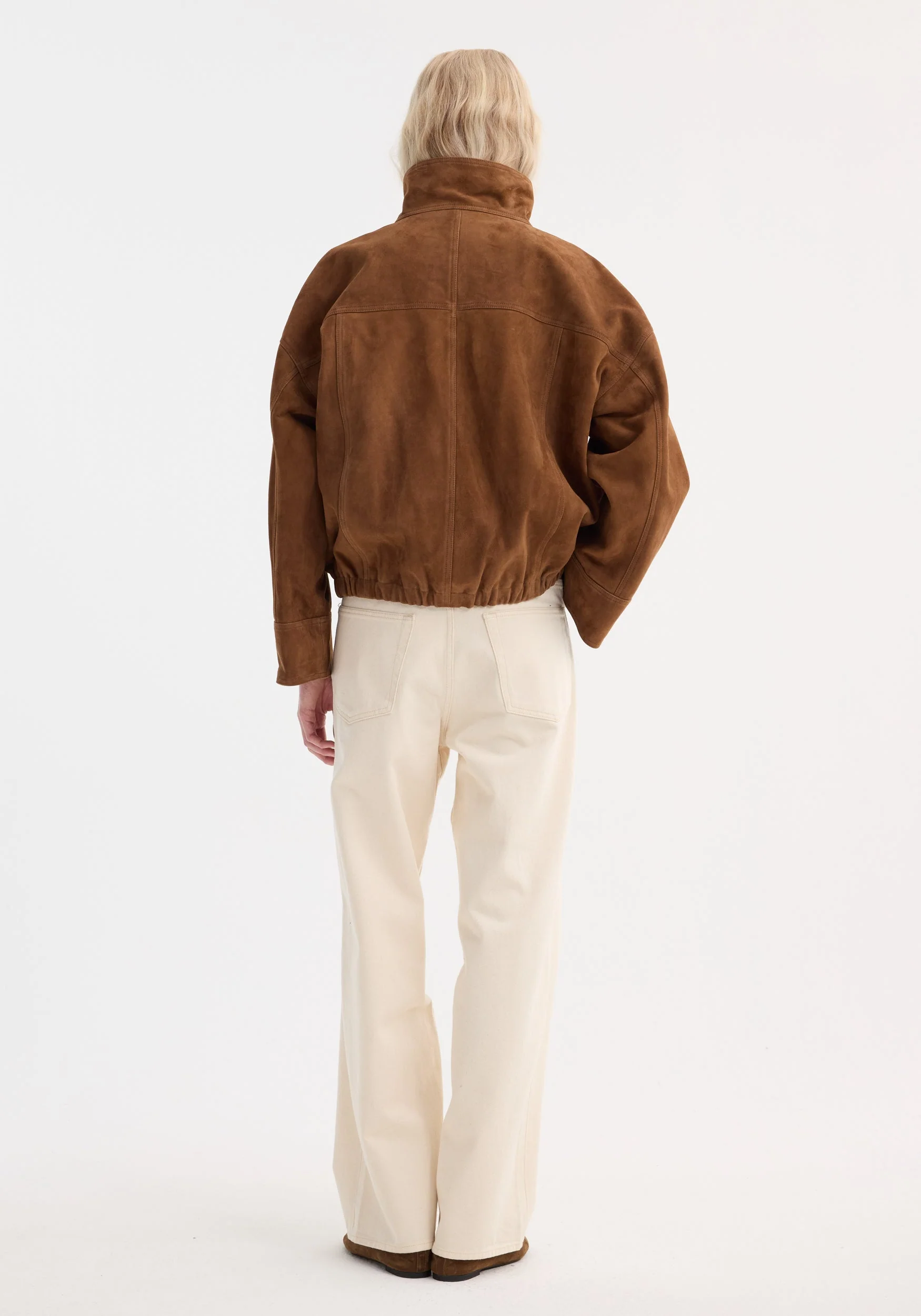 ROHE - Reinvented suede jacket | cognac - Image 5