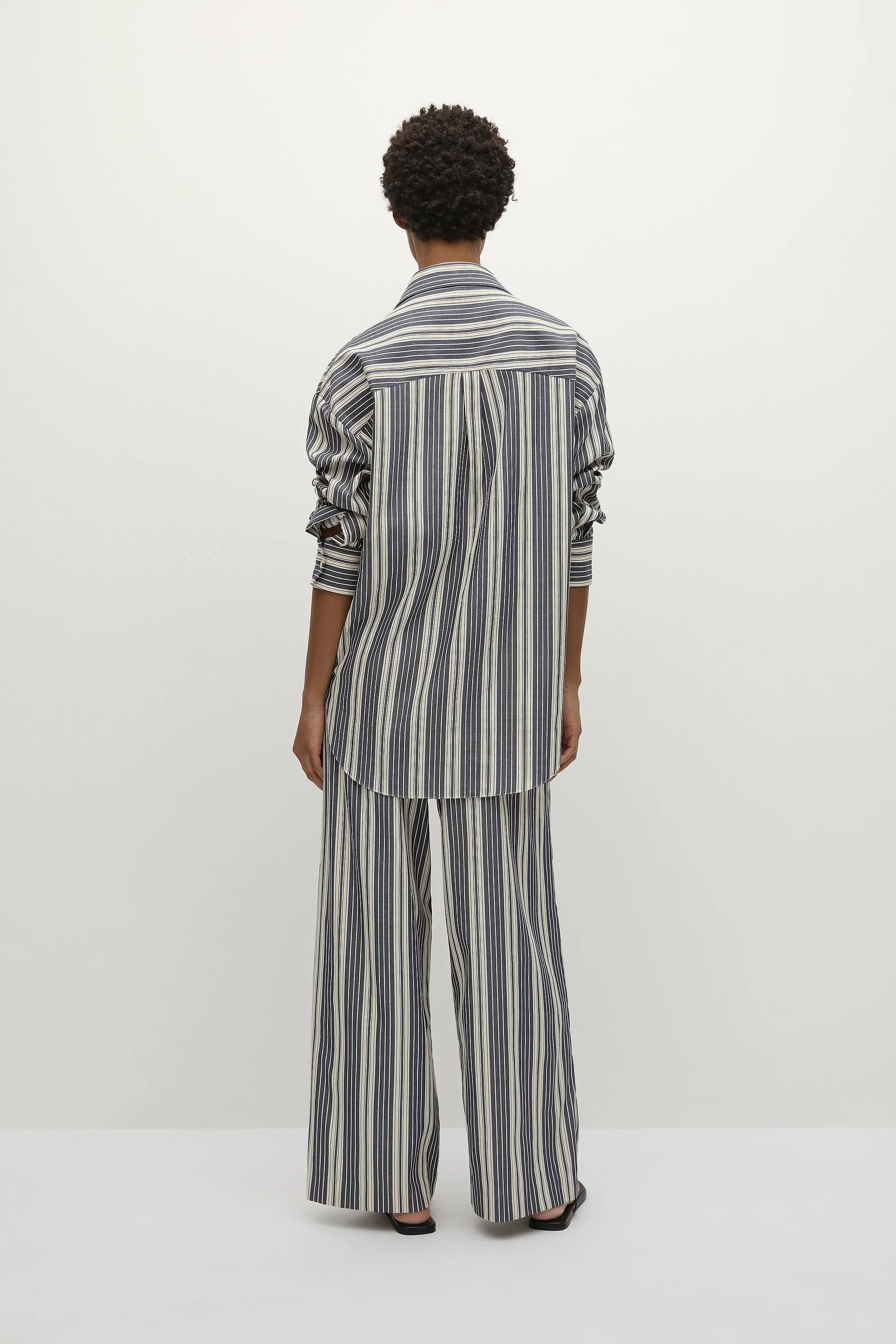 Faithfull - Rena Pant Antique Navy Stripe - Final Sale - Image 4