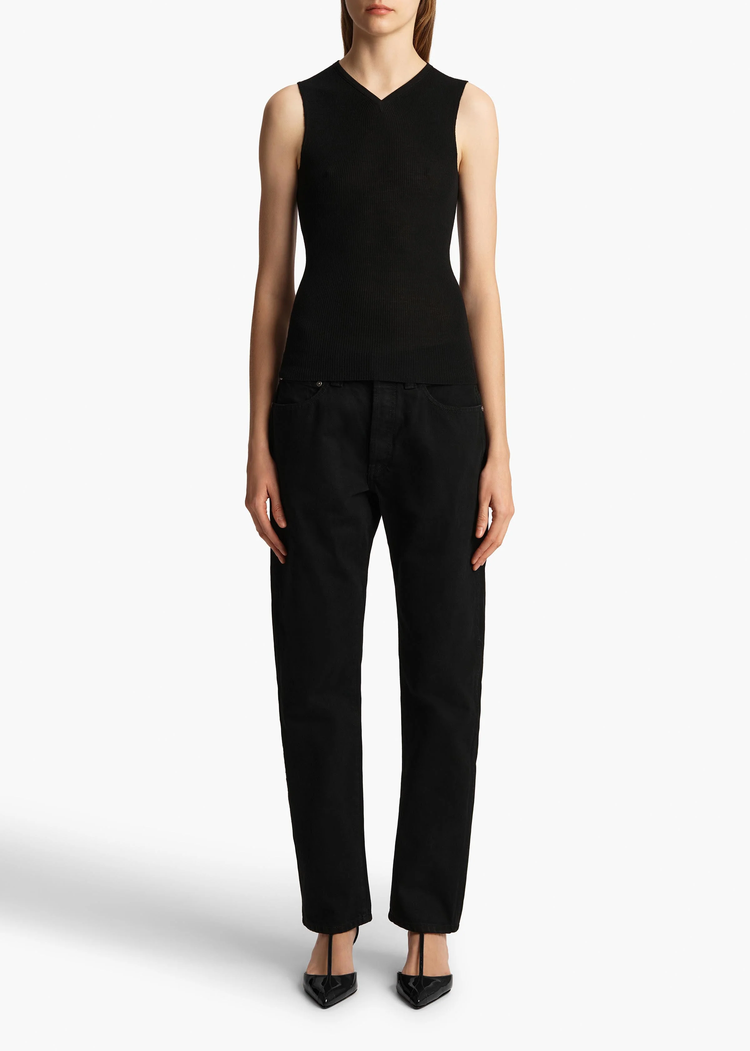 Khaite - Renato Top in Black - Image 9