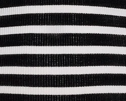 Khaite - Renato Top in Black and Pearl Stripe - Image 14