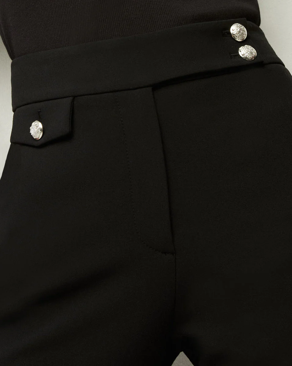Veronica Beard - Renzo Crest Button Pant - Image 4
