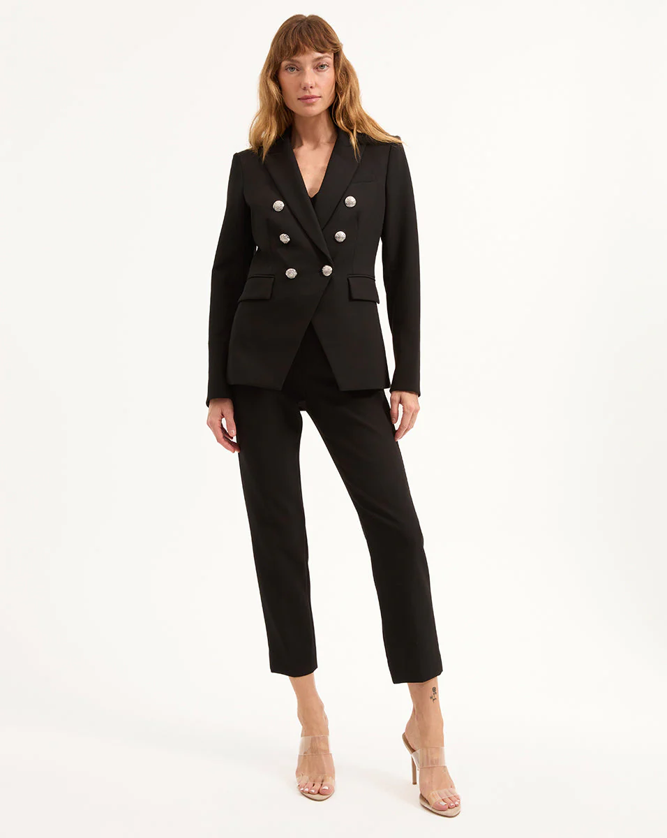 Veronica Beard - Renzo Crest Button Pant - Image 6