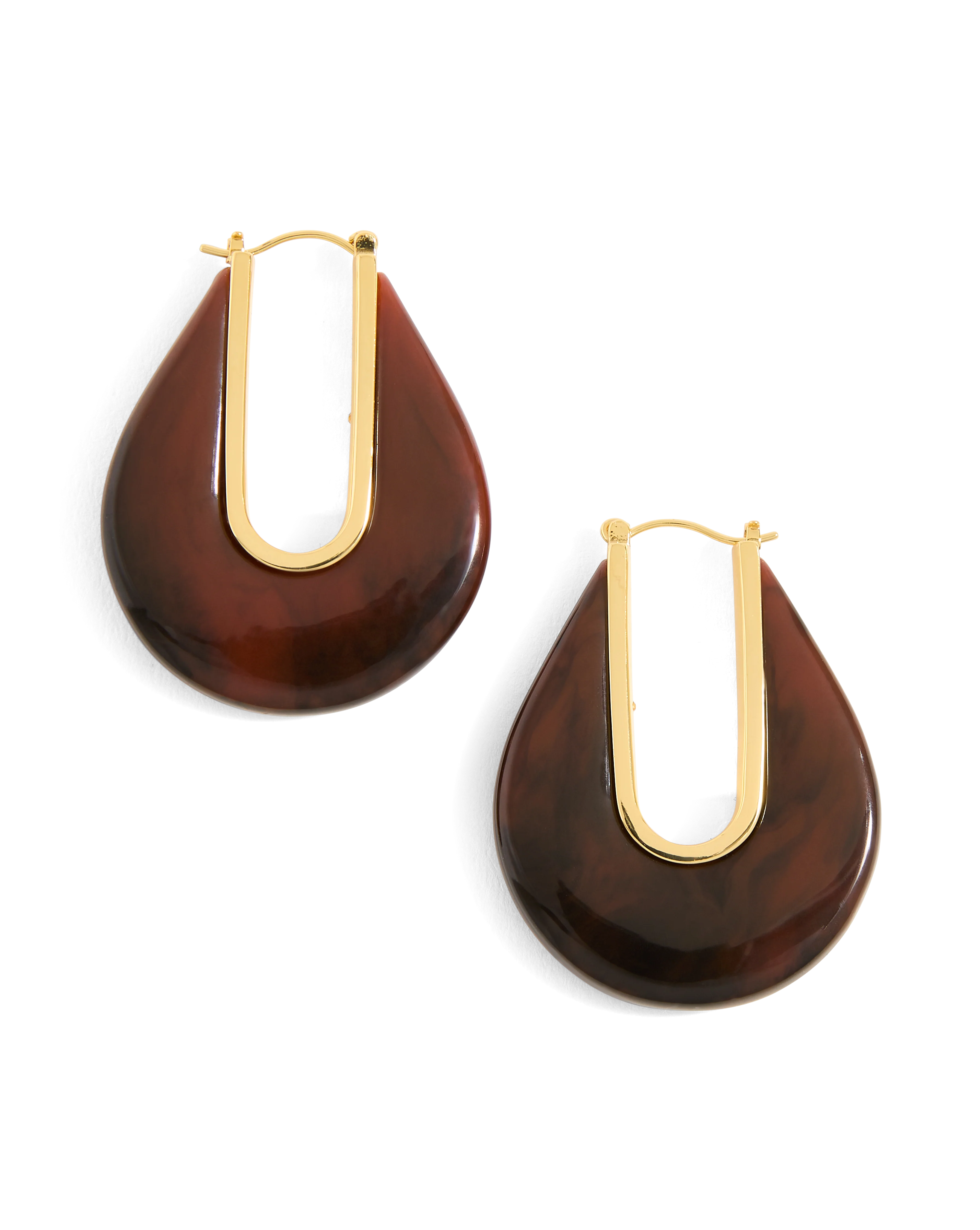 Veronica Beard - Resin Drop Hoop Earring - Image 5