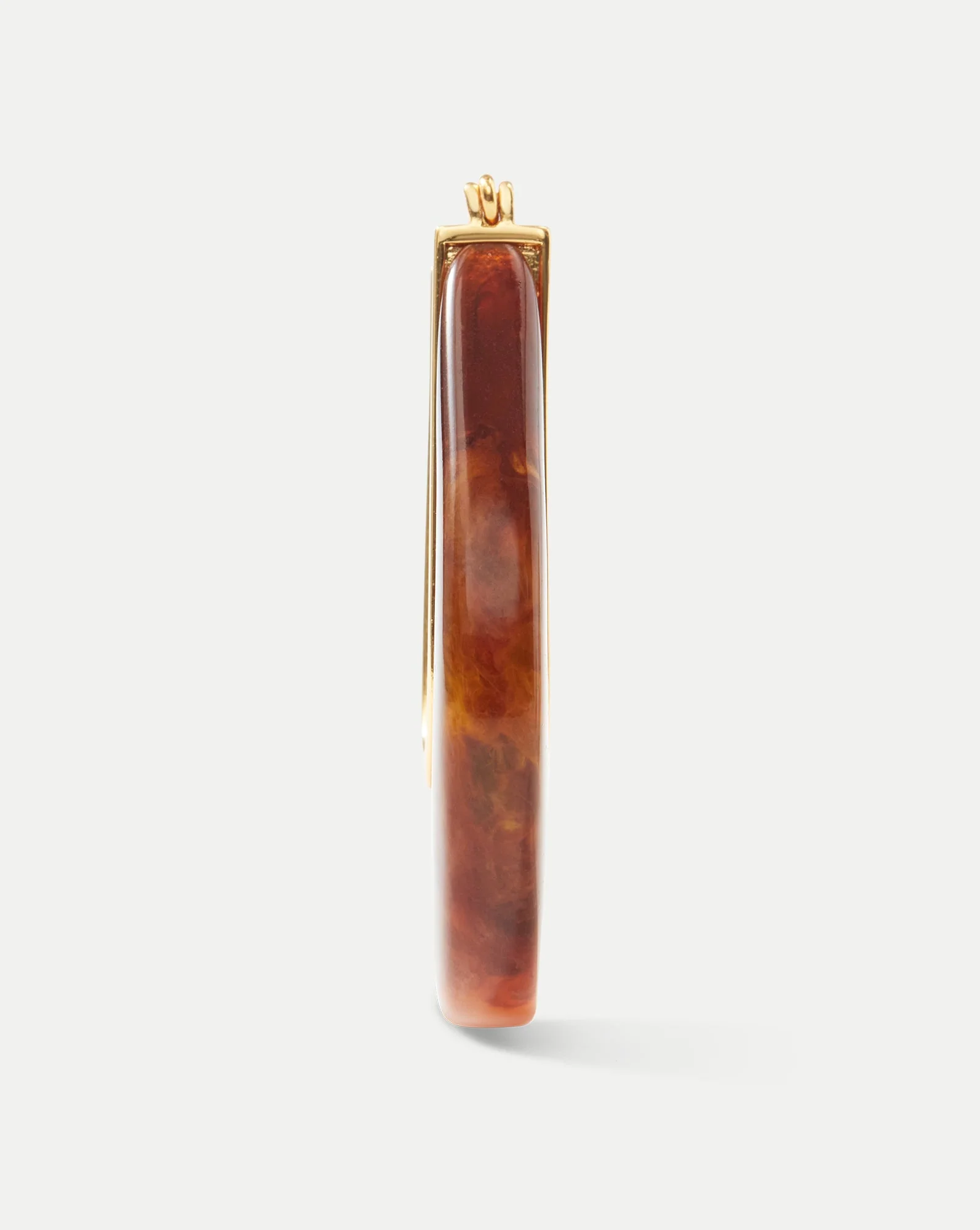 Veronica Beard - Resin Drop Hoop Earrings - Image 3