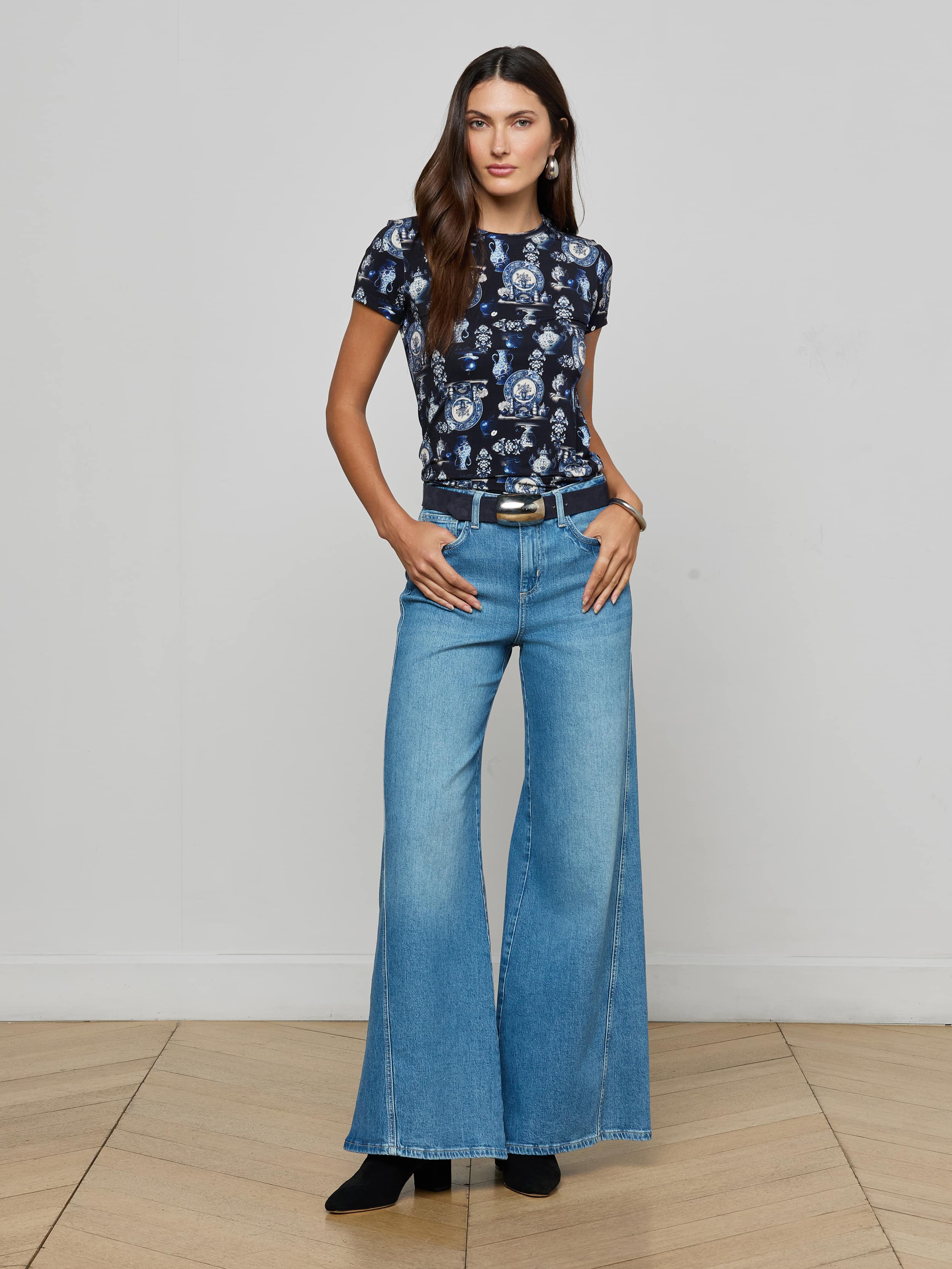 L'AGENCE - Ressi Fitted Tee - Image 3