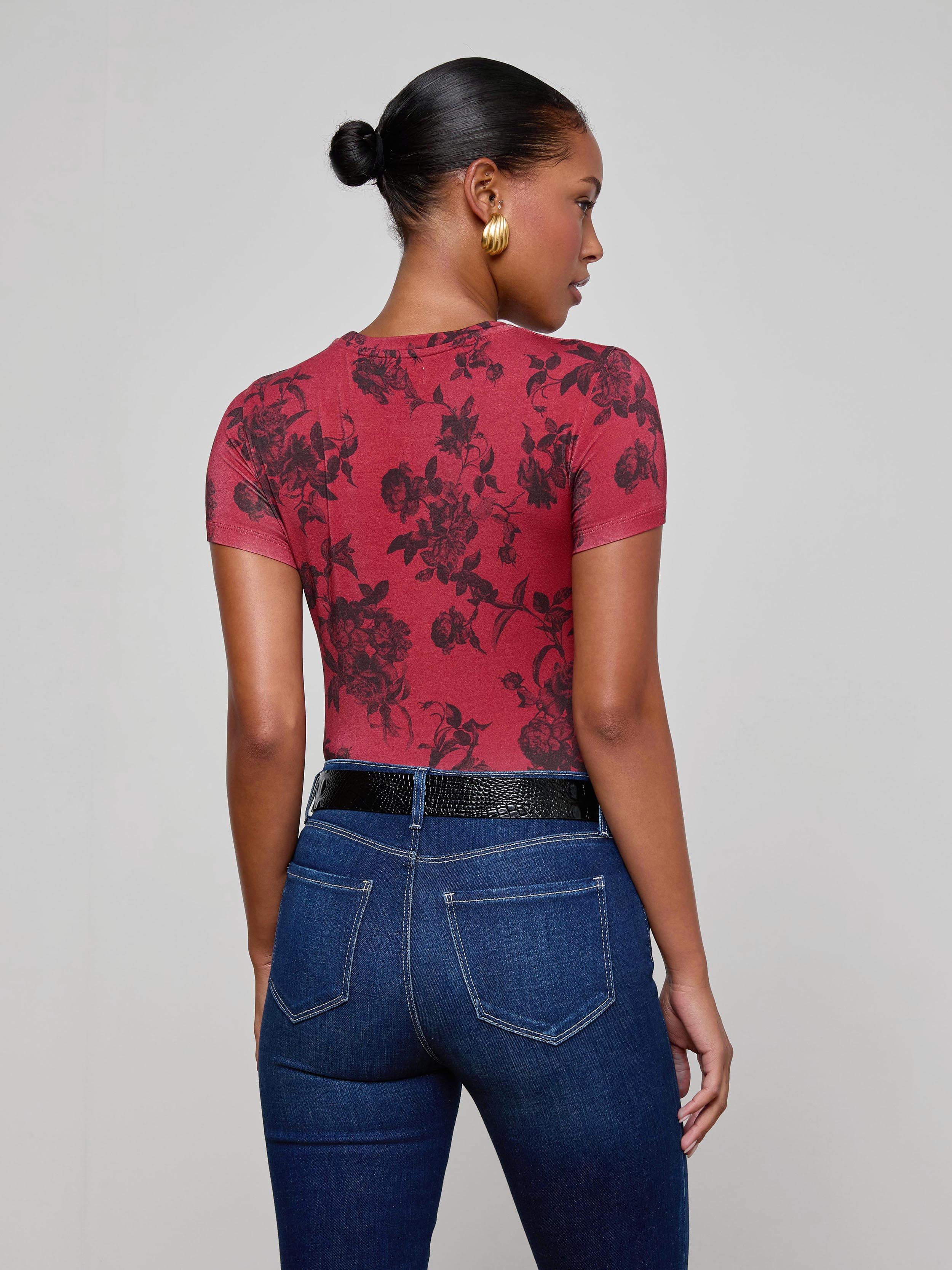 L'AGENCE - Ressi Fitted Tee - Image 4