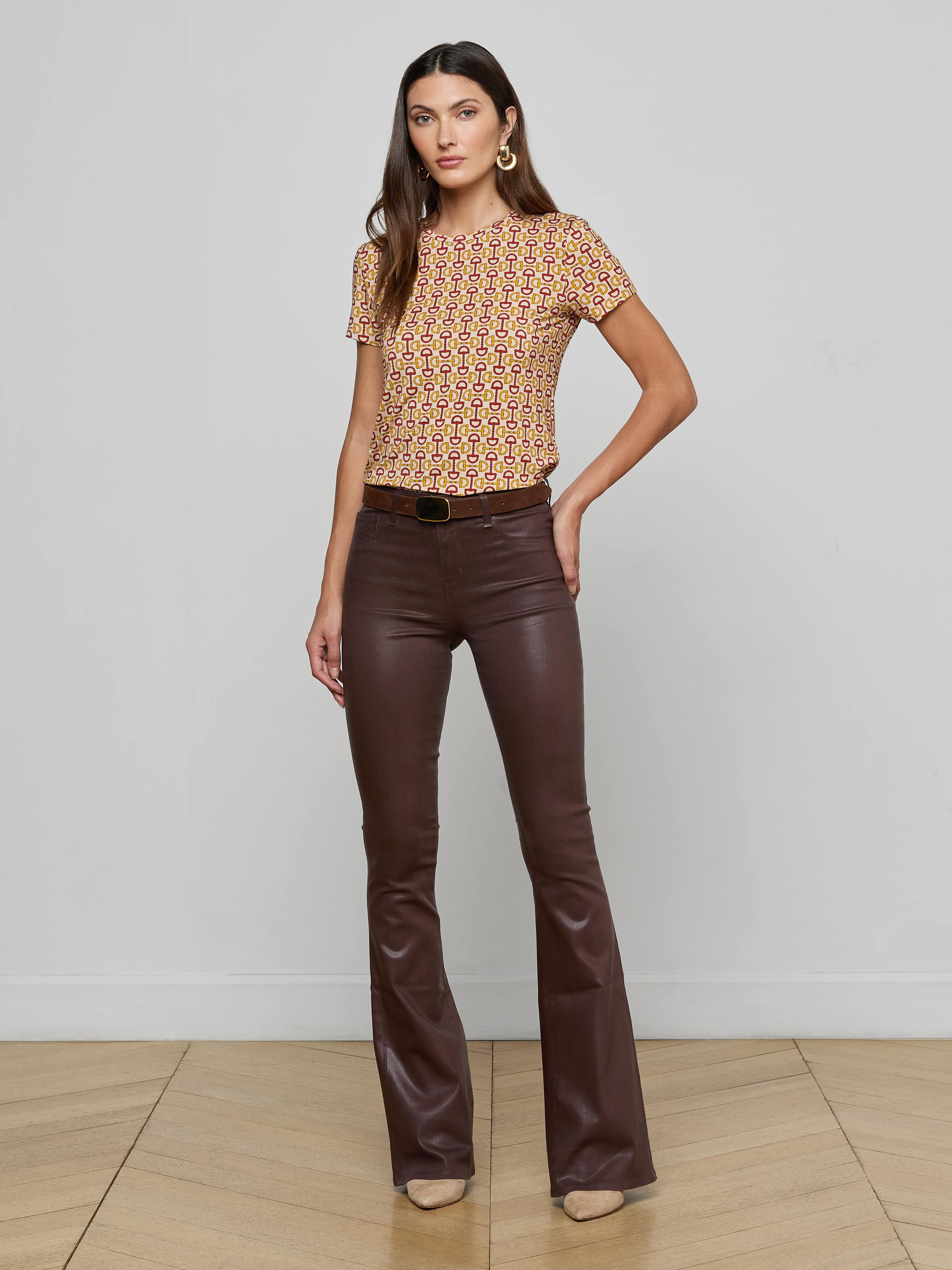 L'AGENCE - Ressi Fitted Tee - Image 4