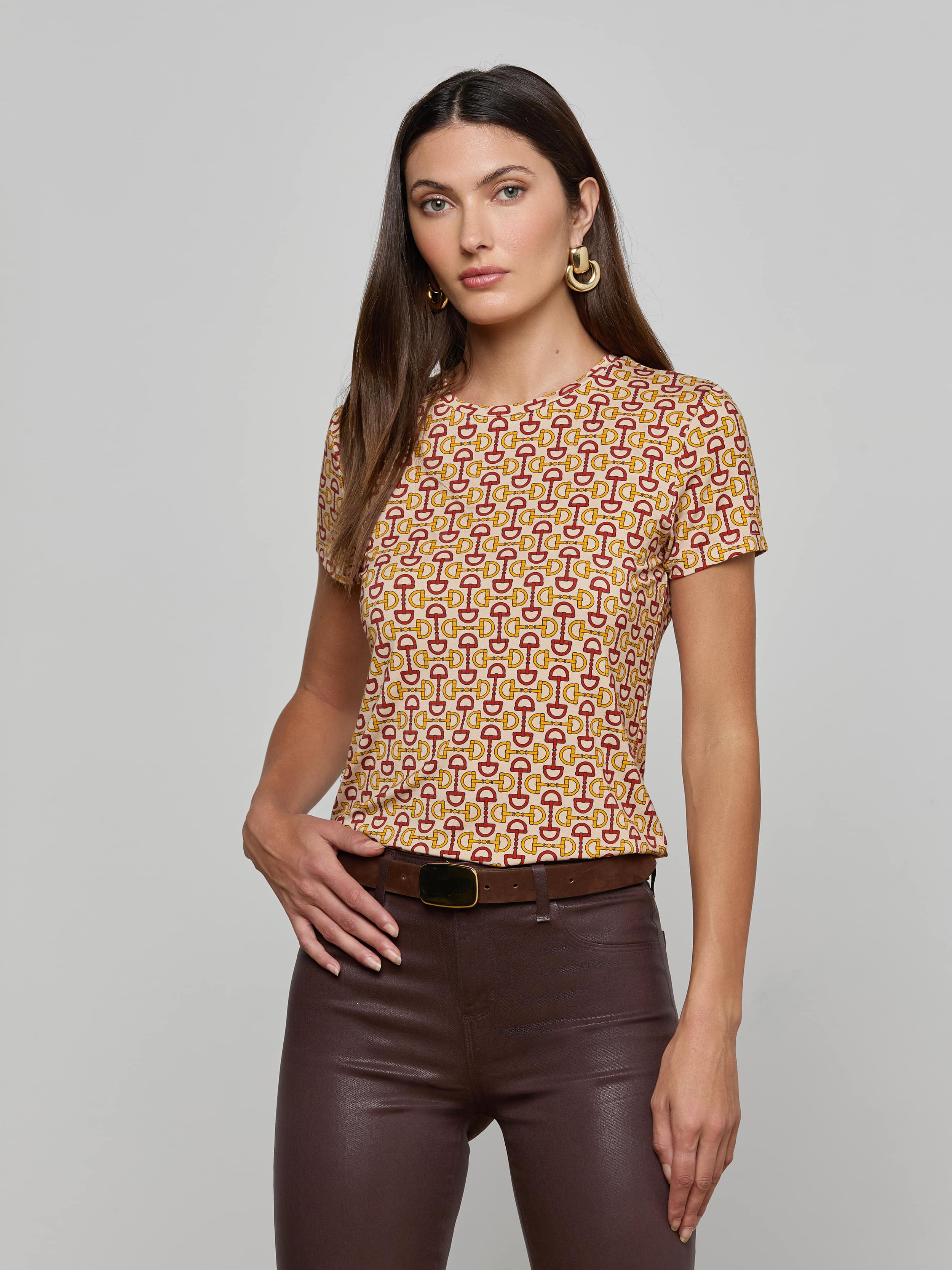 L'AGENCE - Ressi Fitted Tee - Image 7
