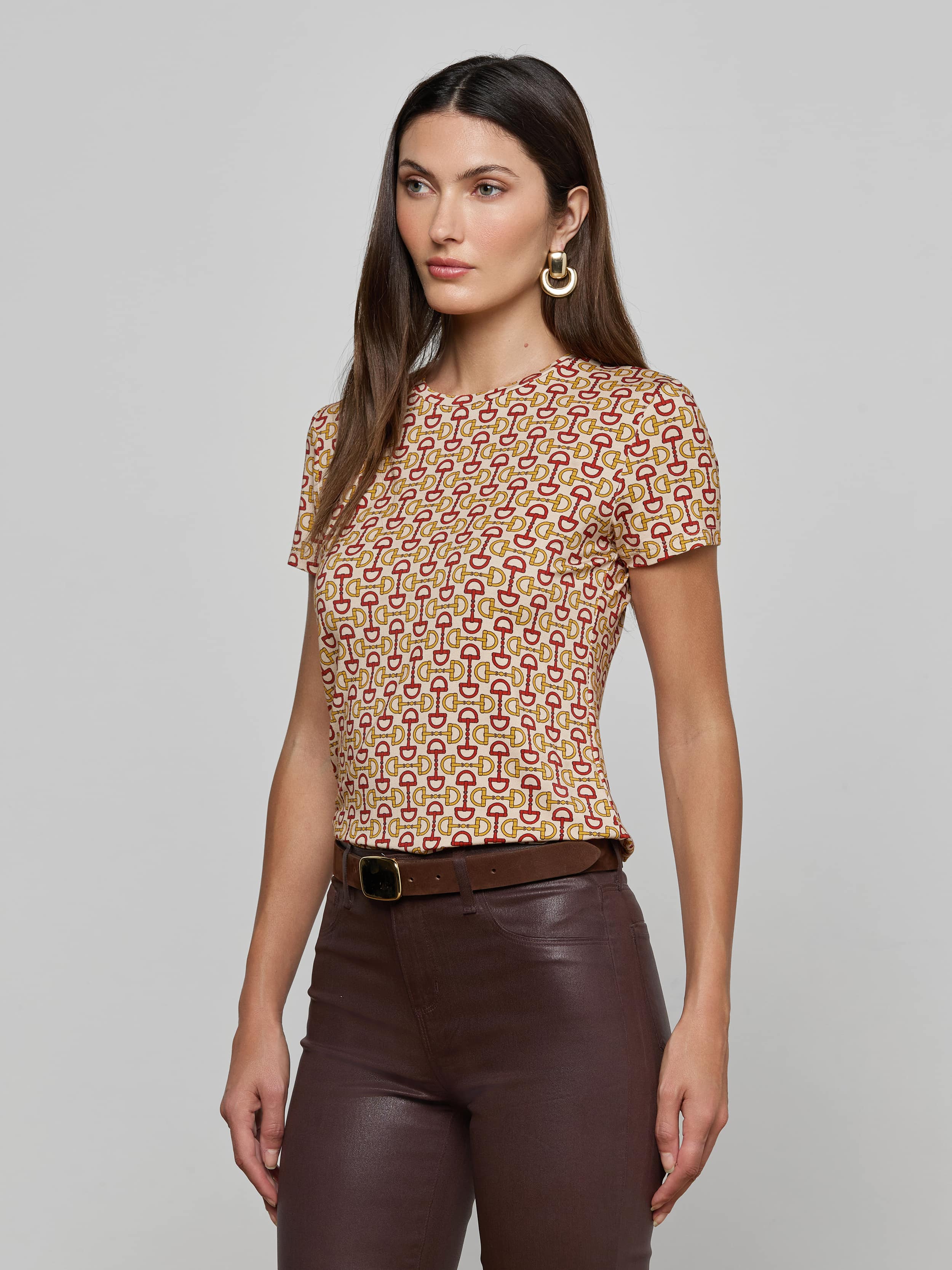L'AGENCE - Ressi Fitted Tee - Image 8