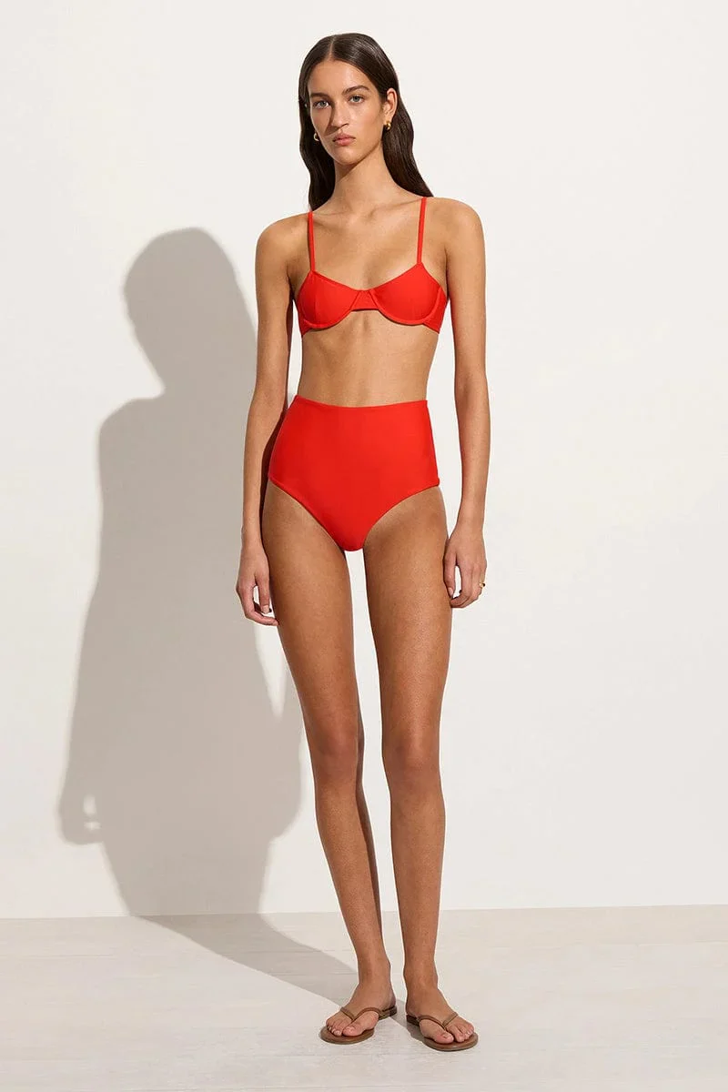 Faithfull - Reyes Bikini Bottoms Salsa - Final Sale