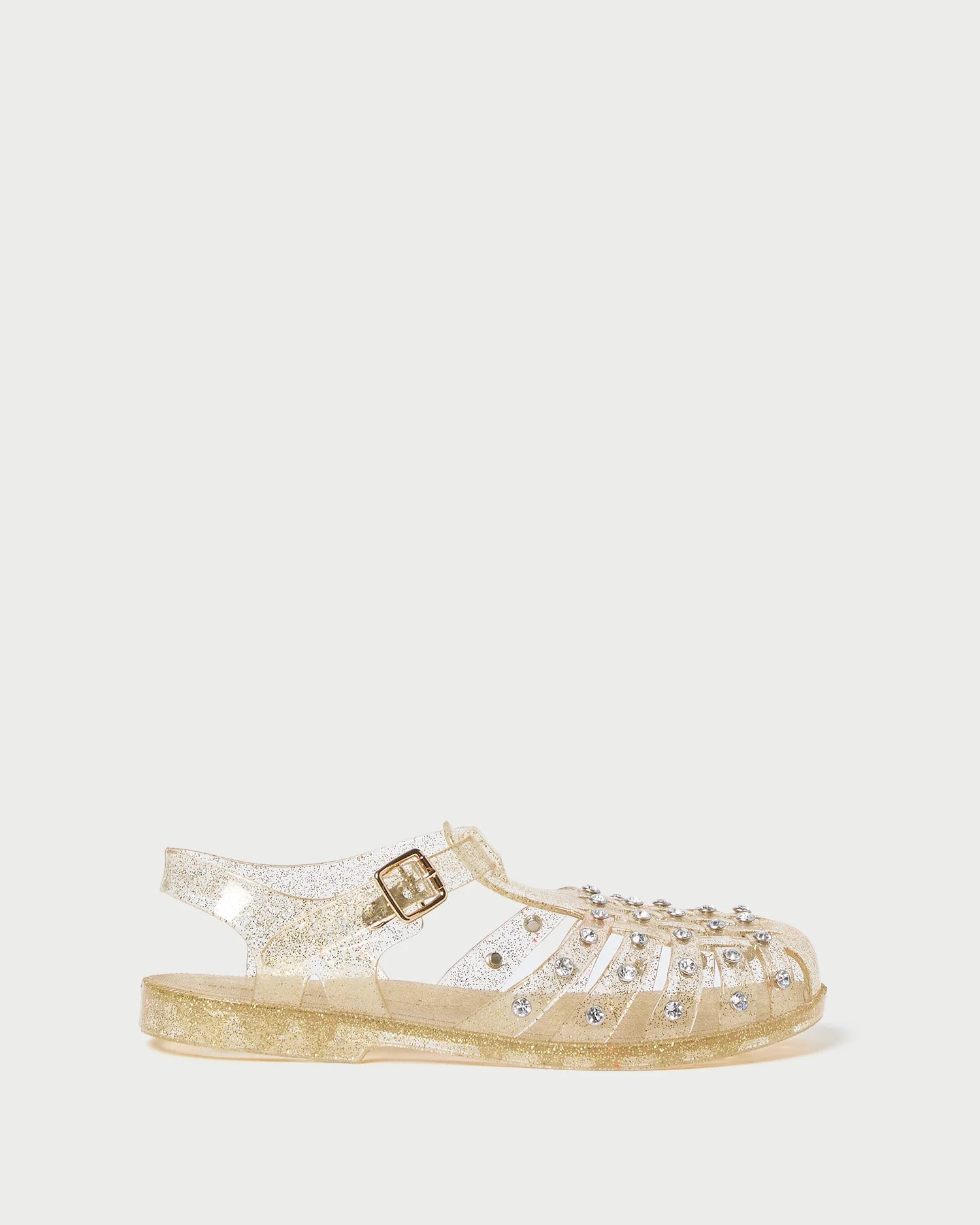 Loeffler Randall - Rhys Champagne Glitter Jelly Sandal - Image 3