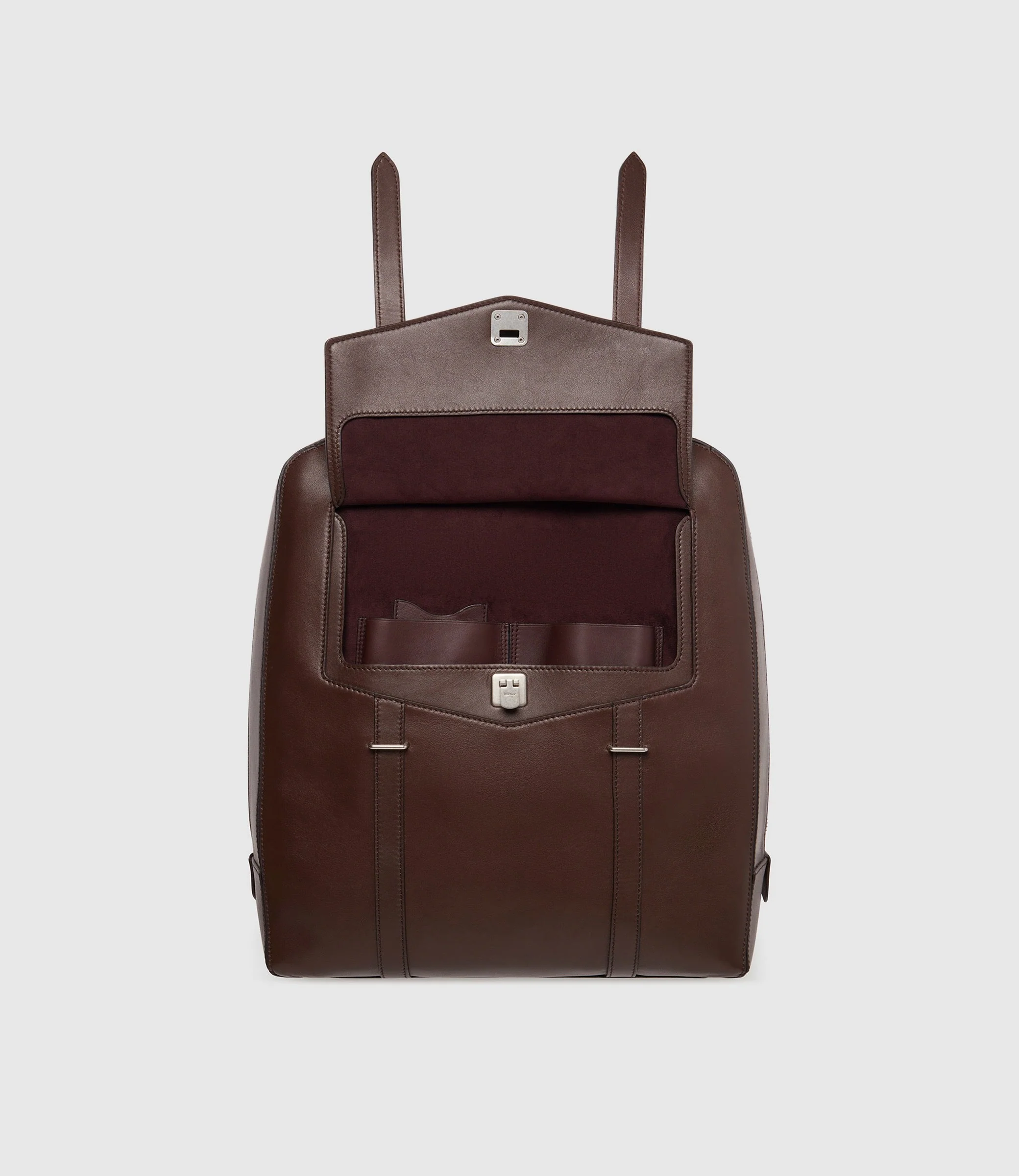 Metier - Rider Backpack Rodeo Calfskin Maduro Brown - Image 4