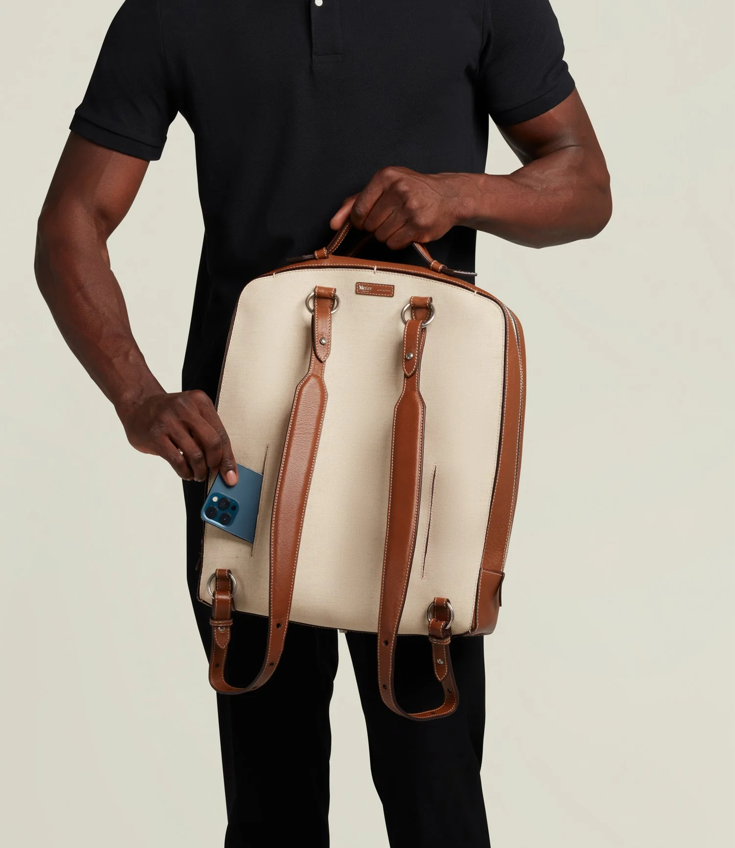 Metier - Rider Backpack Natural Linen - Image 5