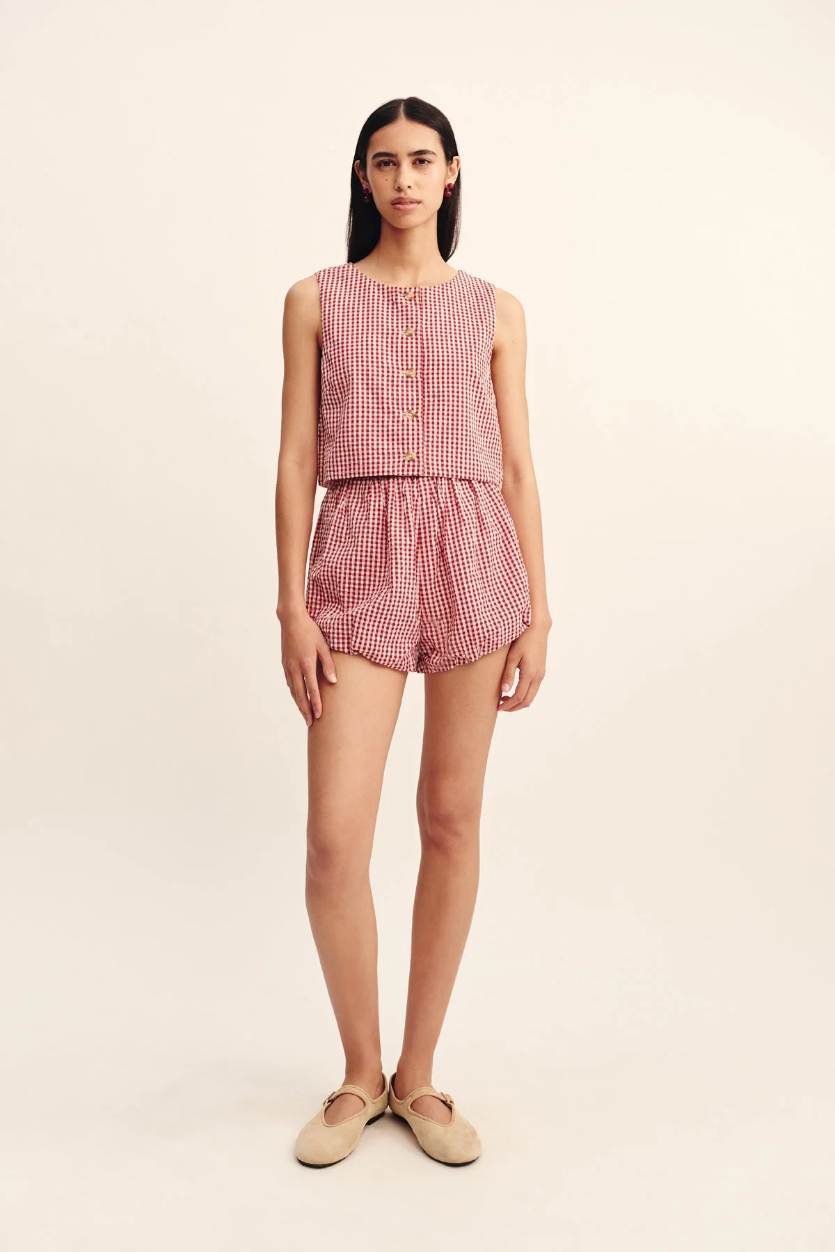 Posse - RIO TOP - RED GINGHAM - Image 9