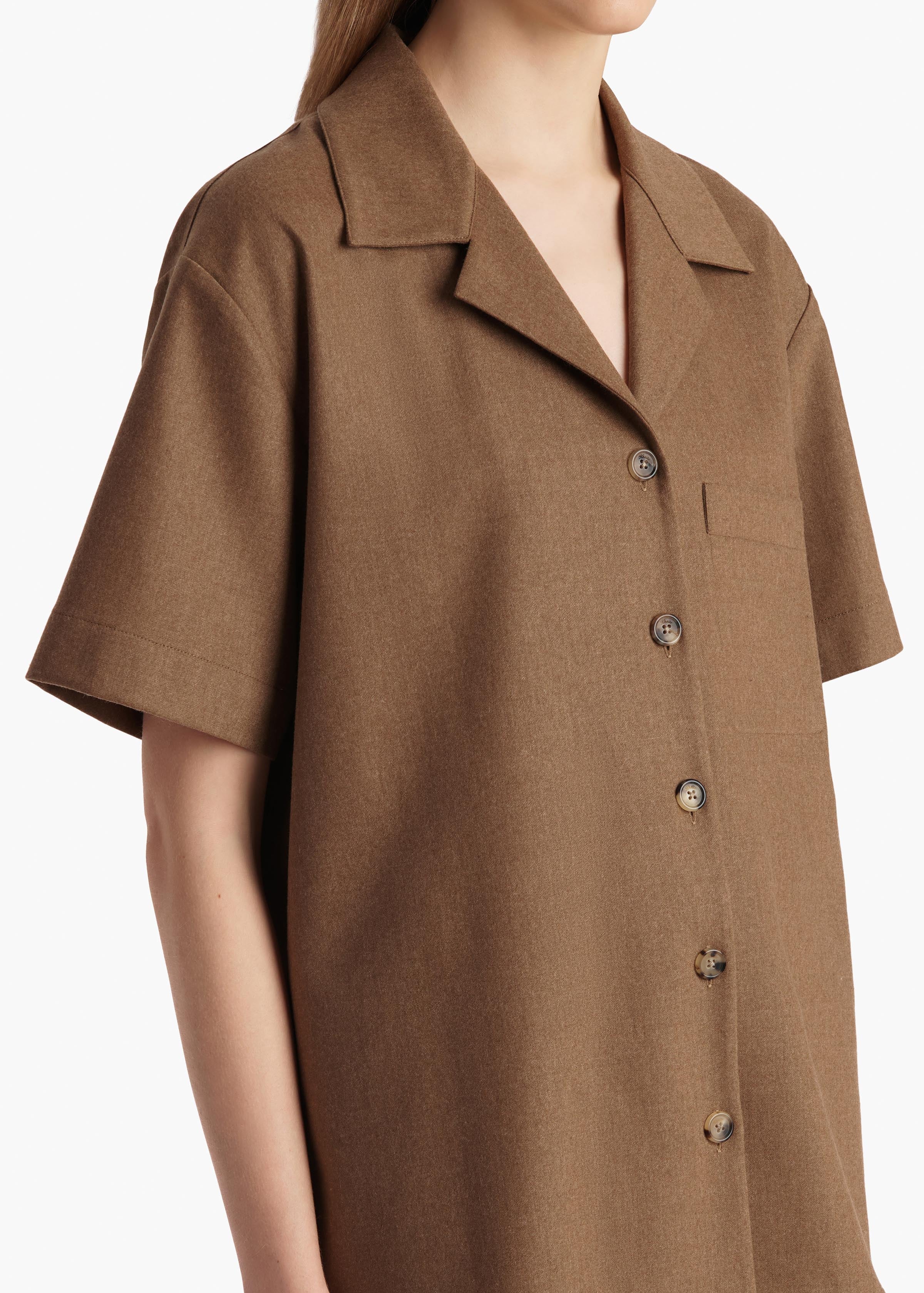 Khaite - Riordan Top in Toffee - Image 5